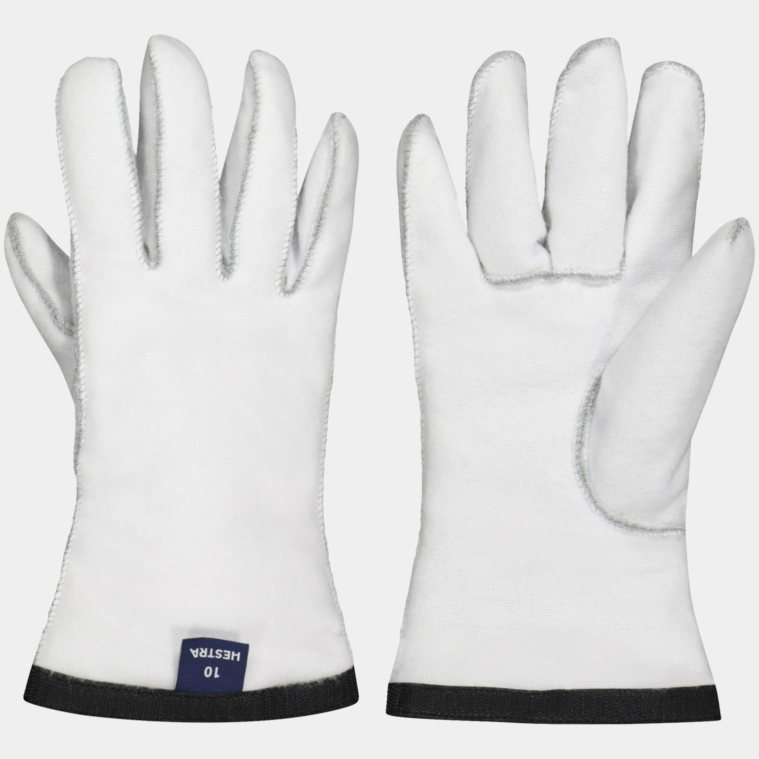  Sous-gants de ski Alpine Glove Heli – 5 doigts, taille 24/25, unisexe – Blanc