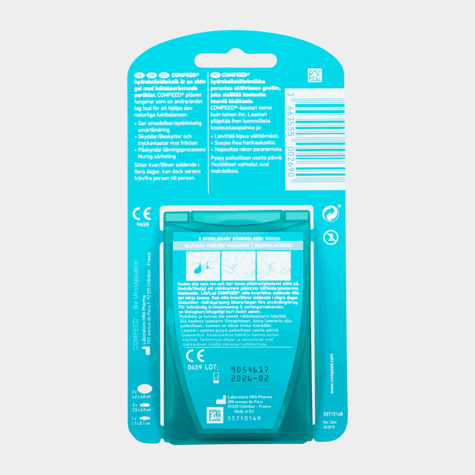 Compeed Blis Mix Pack 5, Plastry ścierne -