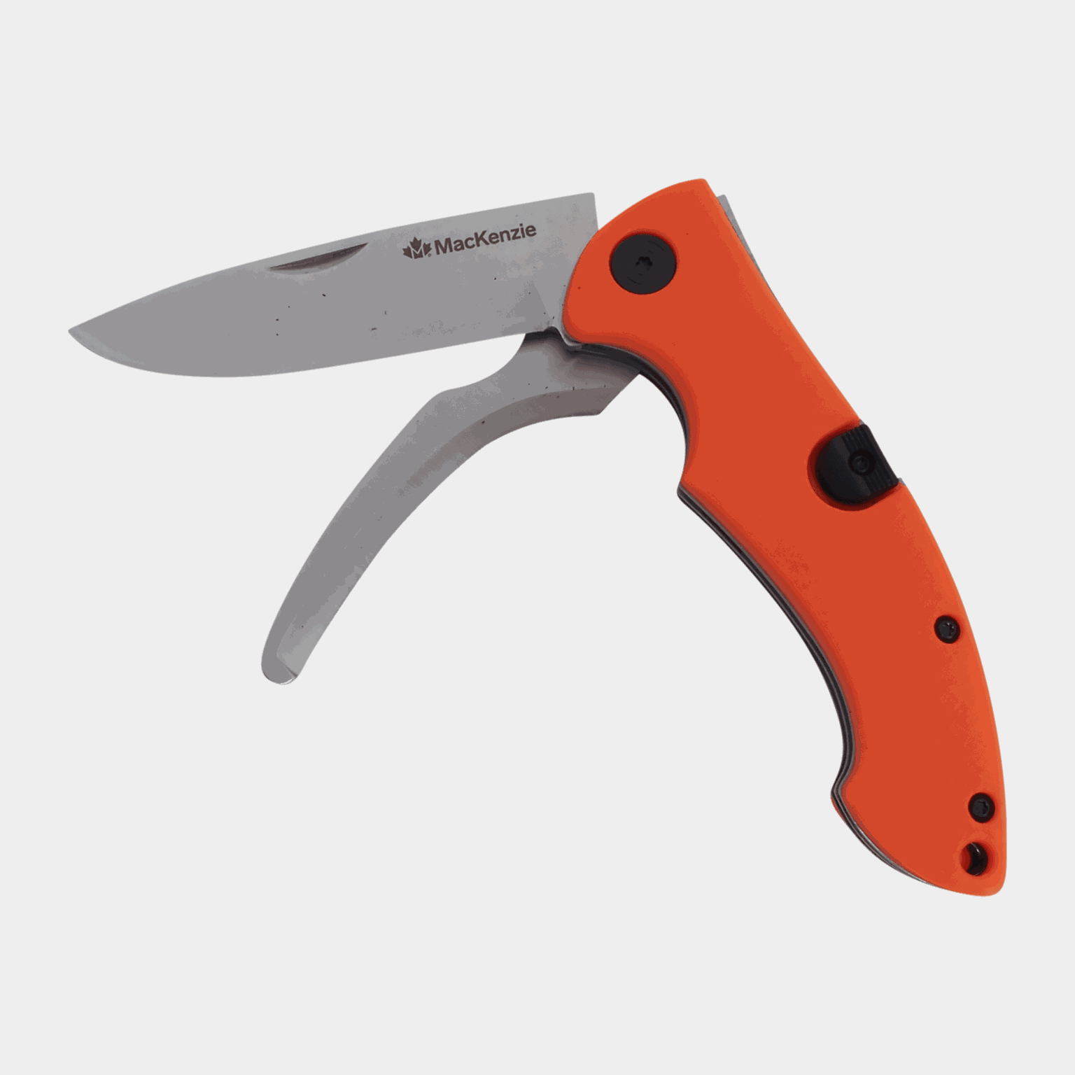 2 in 1 Folding Knife, foldekniv - Oransje