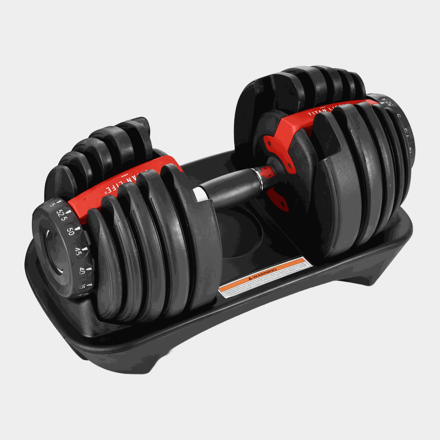  Hantel regulowany od 3 do 24 kg, Hantel regulowany - czarny