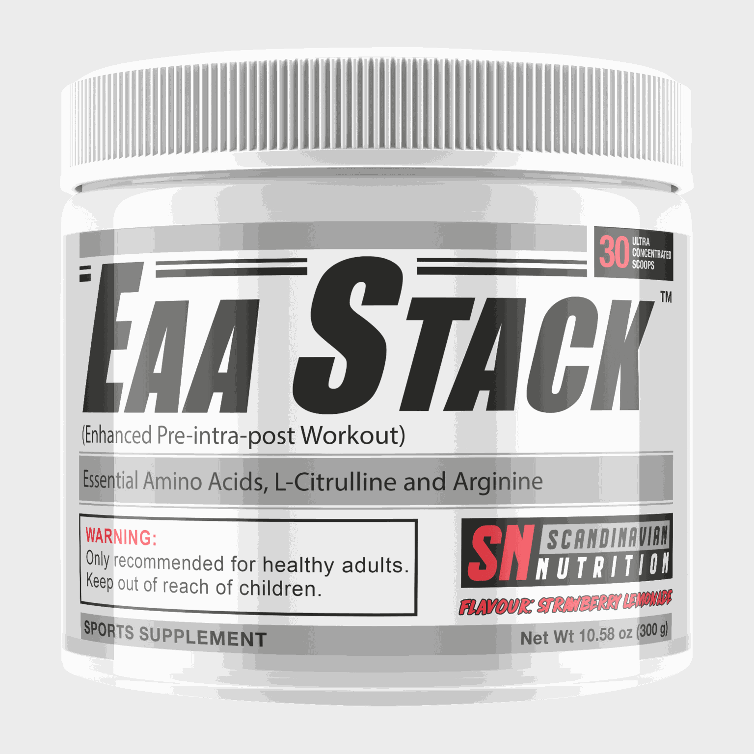EAA Stack (Erdbeer-Lemonada (300 g), Sportgetränk)