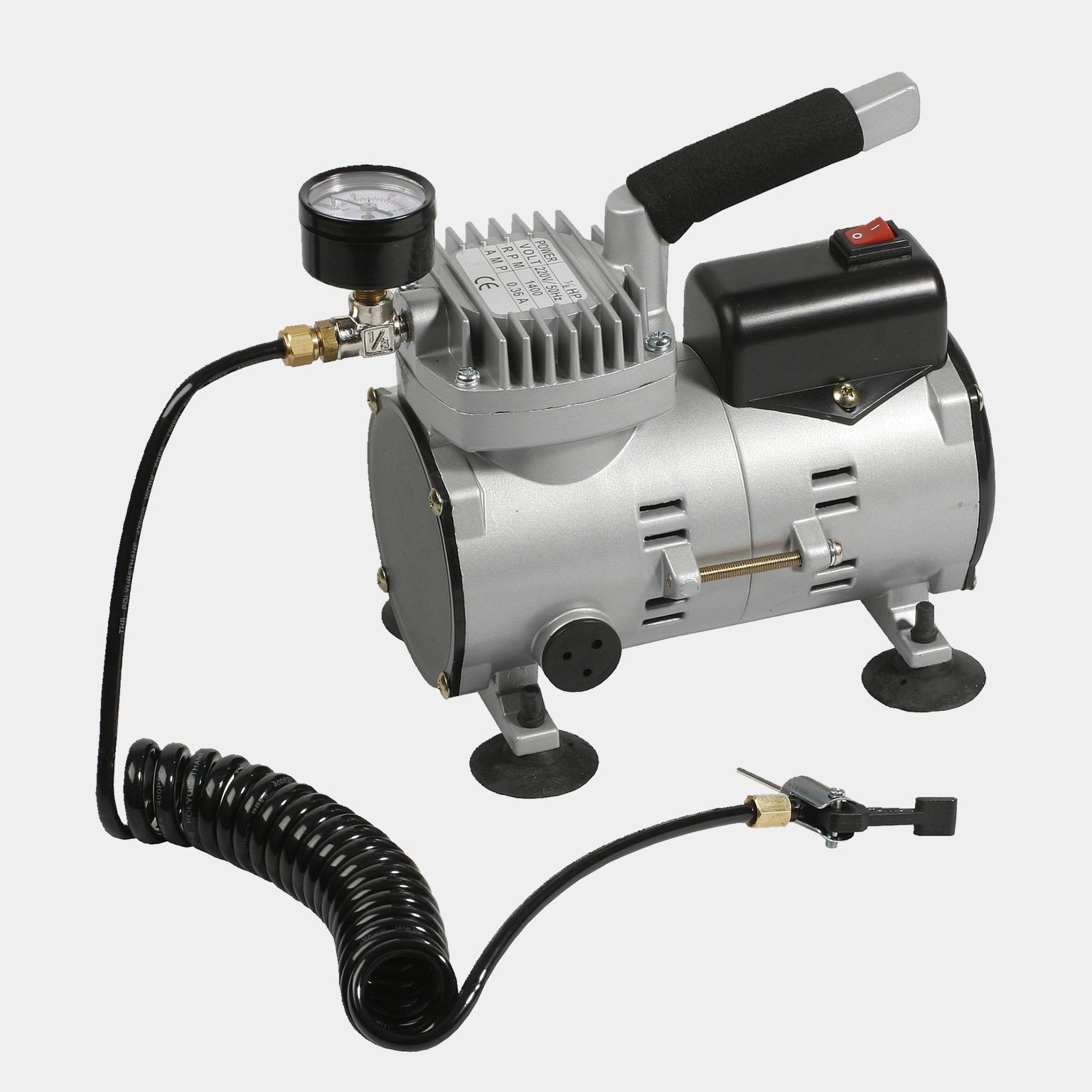  Mini kompresszor, ballonpumpa – fehér