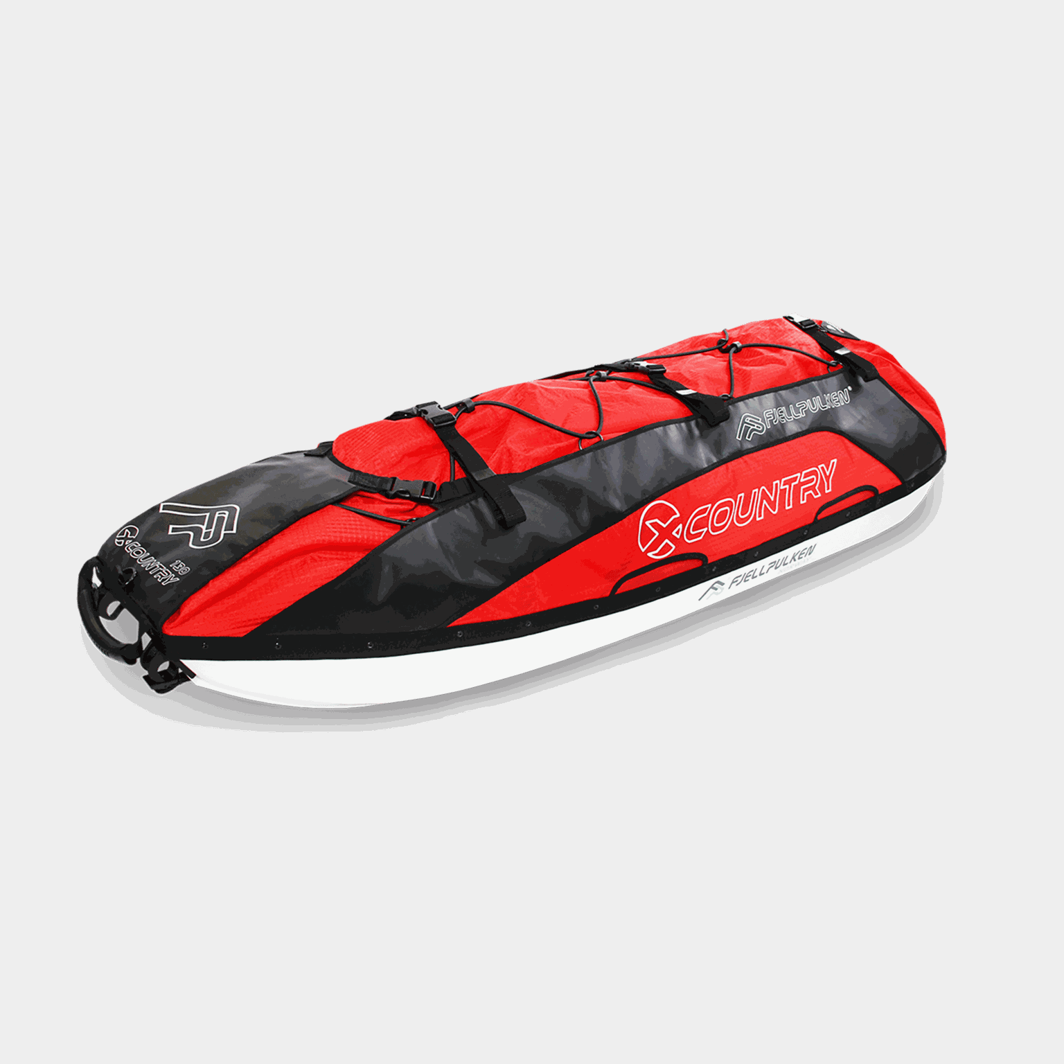  Slittino da montagna X-Country 130 24/25, slitta da trekking - Rosso