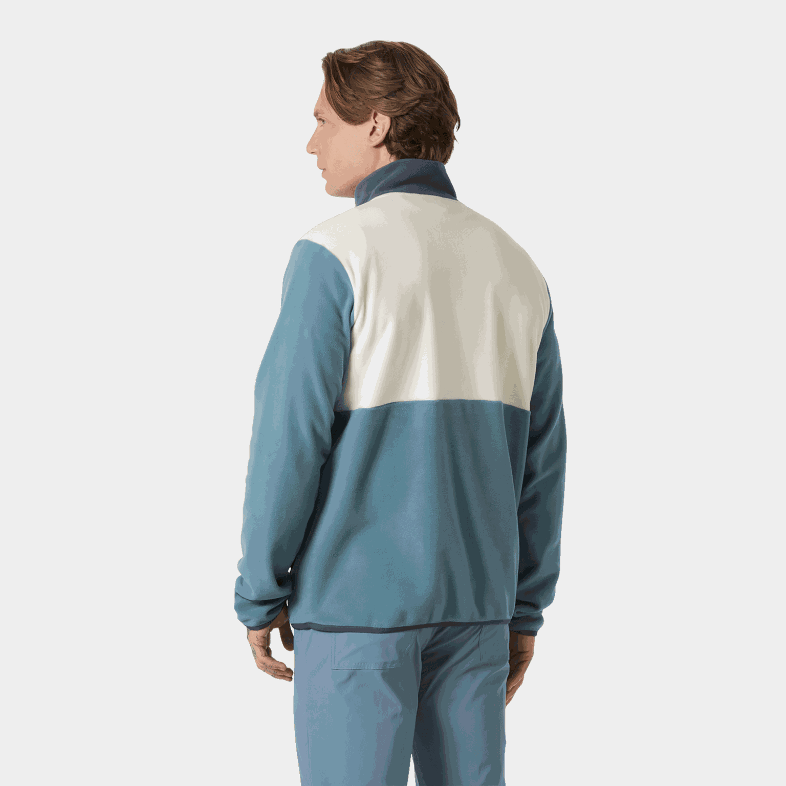 Pánská mikina Daybreaker s patentními knoflíky a fleecovou podšívkou.
