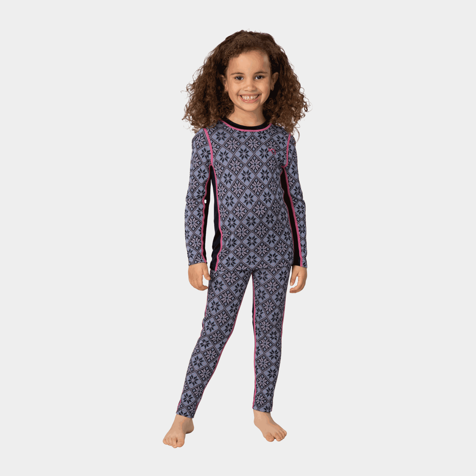 Roupa íntima infantil Hennie feita de tecido de lã