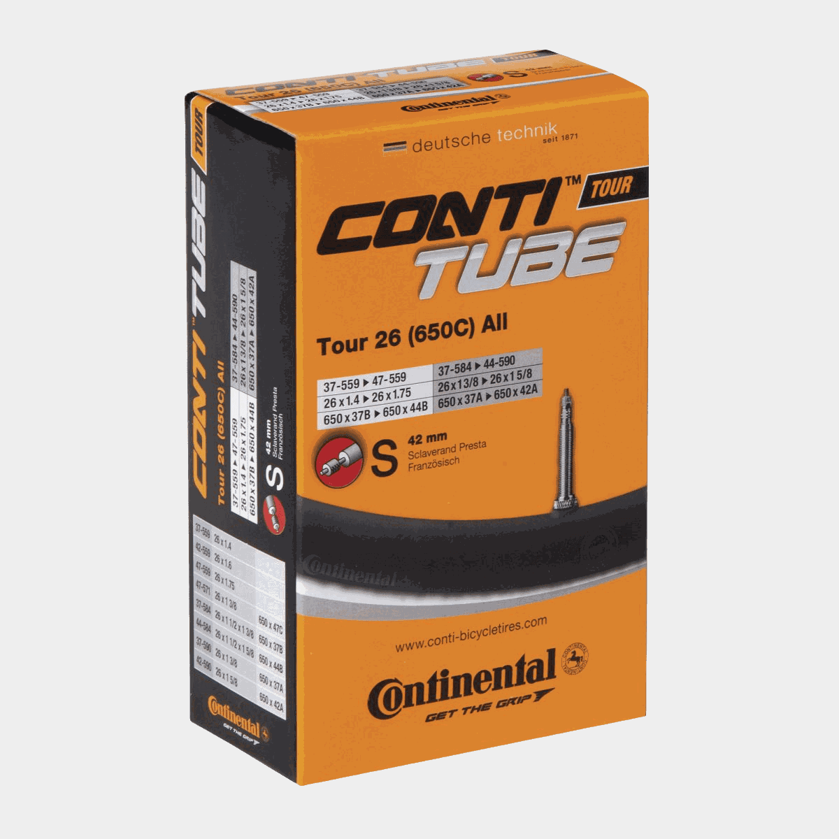  Dętka Conti FV Tour 26, 37/47-559/597, 26x1 -