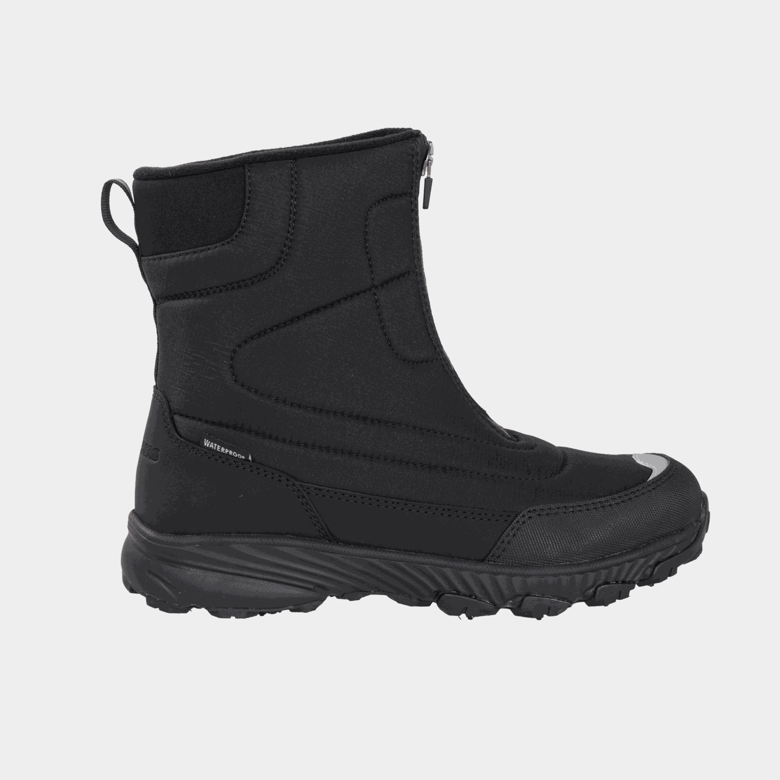 Isgrenda Spike Shoe Mid WP, piggsko, dame - Svart