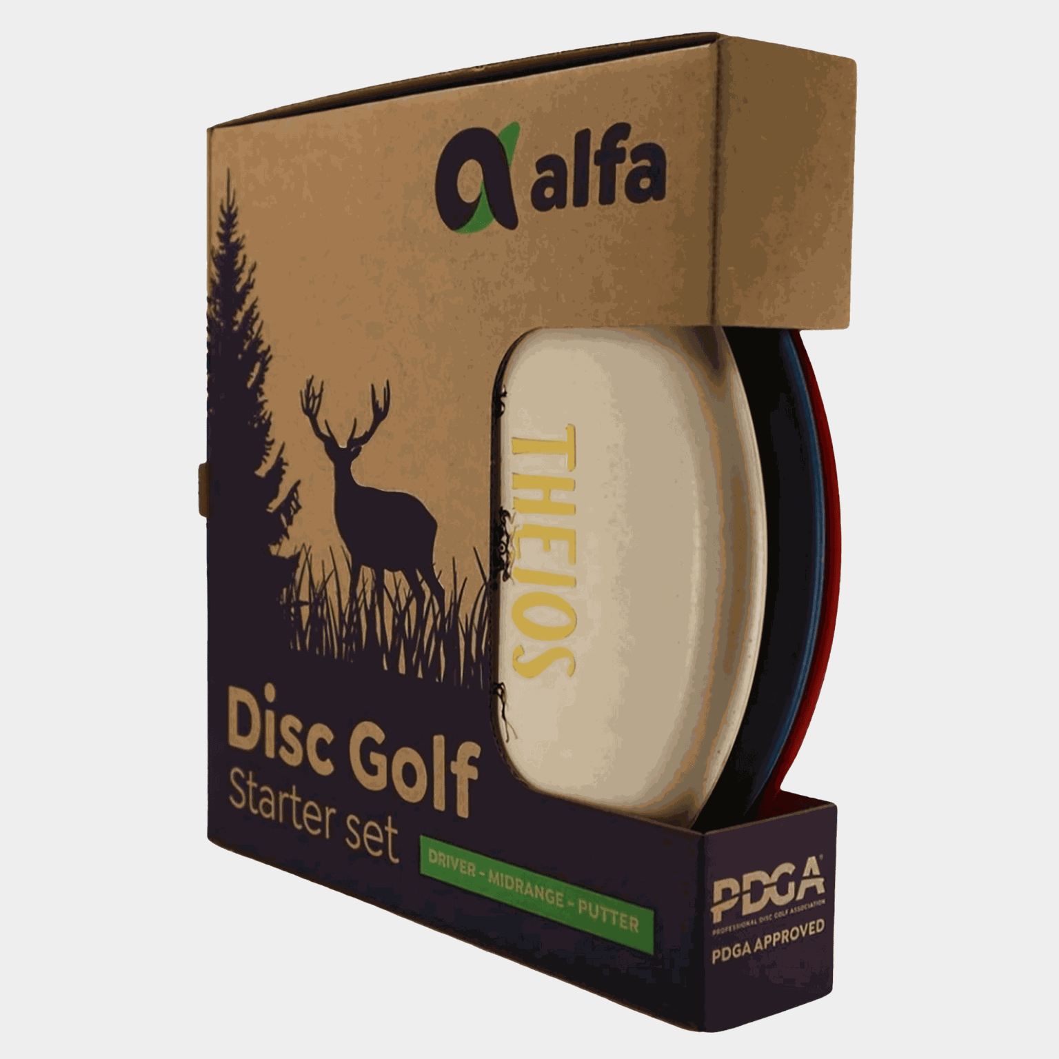  Alfa Romeo 3-schijfs startset, Golf schijfstartset - Meerkleurig