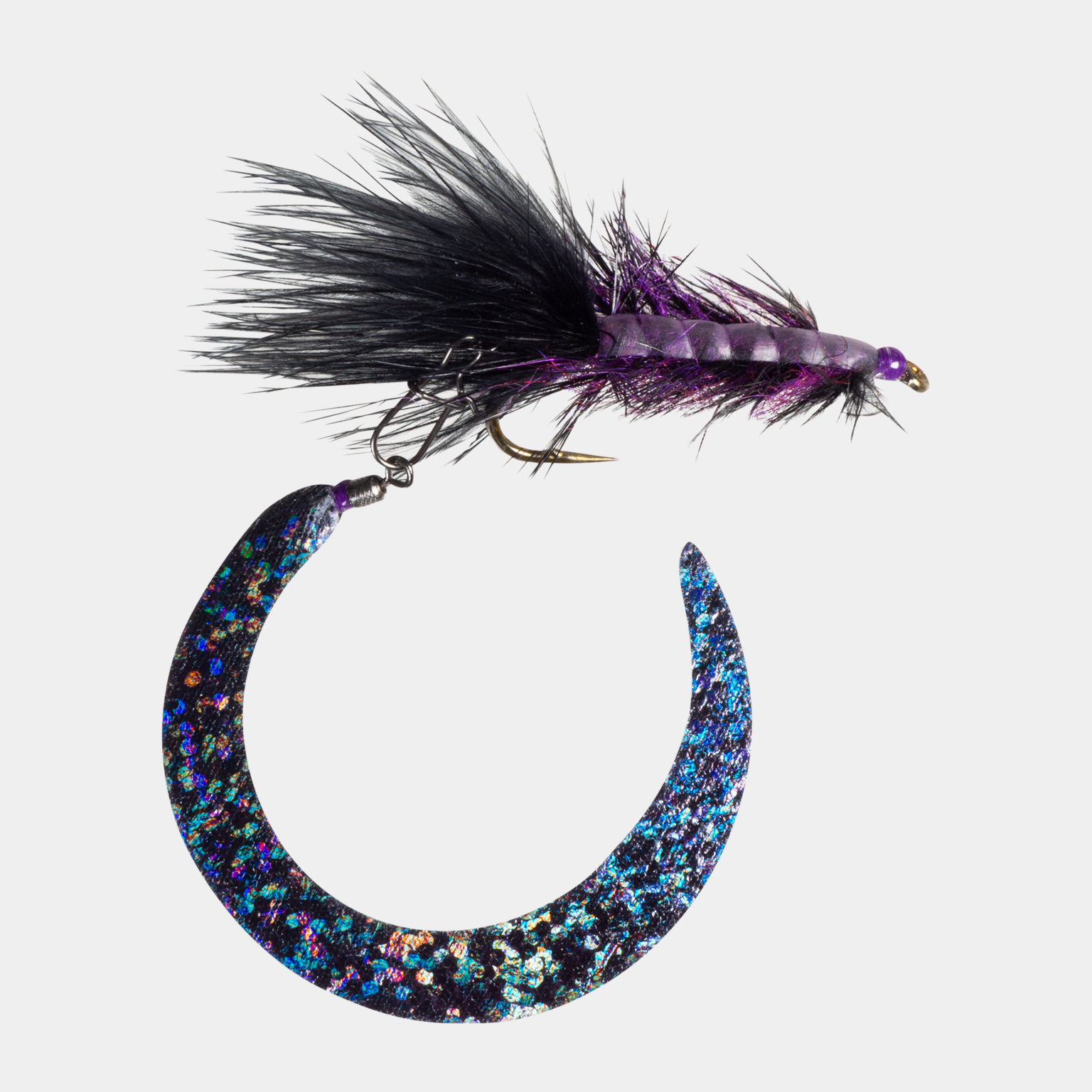 Wiggle Tail Børstemark - Black, flue -