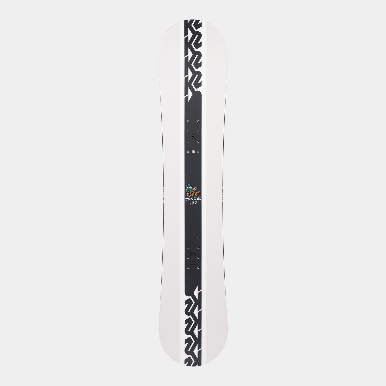 Prancha de snowboard Vandal Youth 24/25, prancha de snowboard infantil - multicolorida