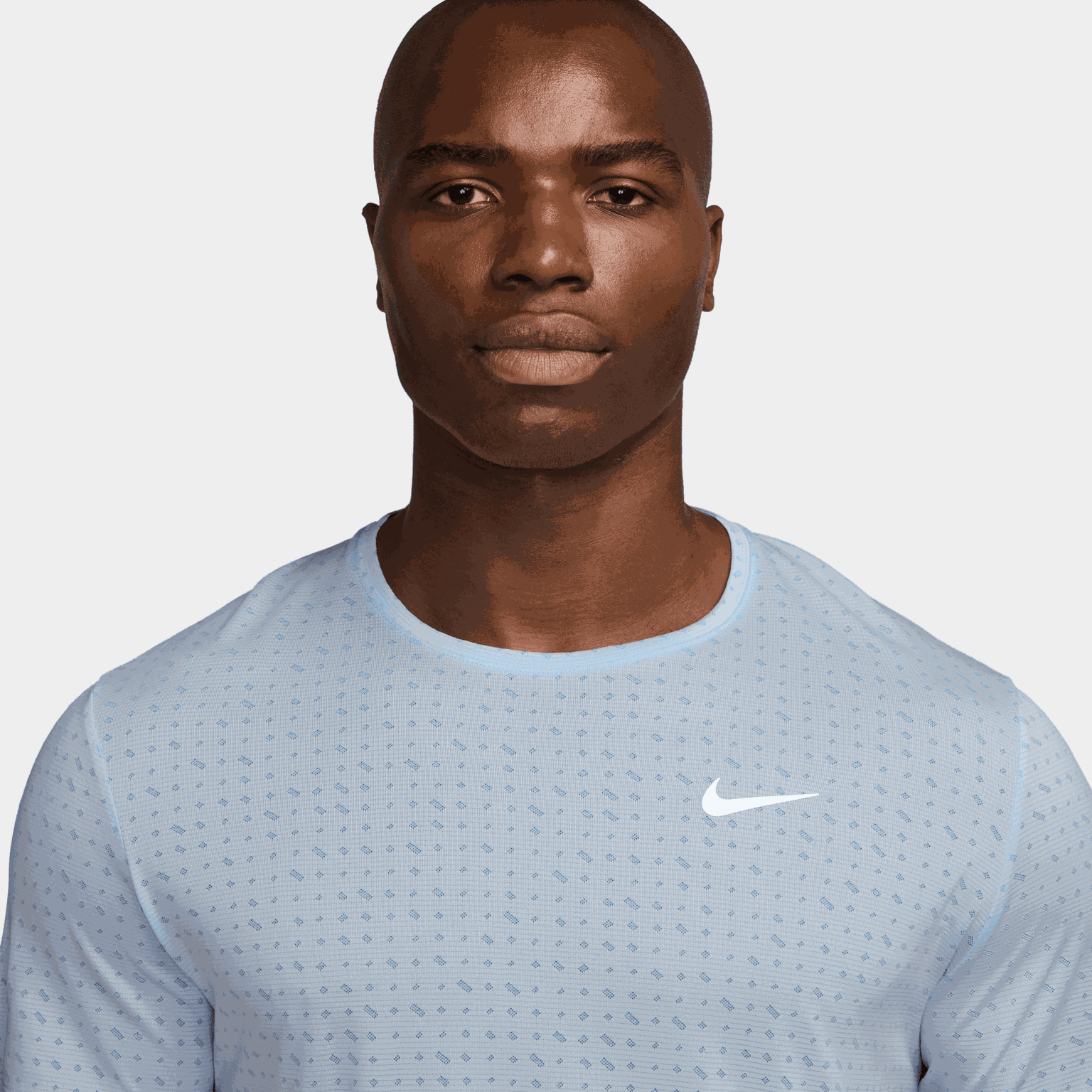 Dri-FIT Breathe Miler Short Sleeve Top, t-skjorte, herre - Blå