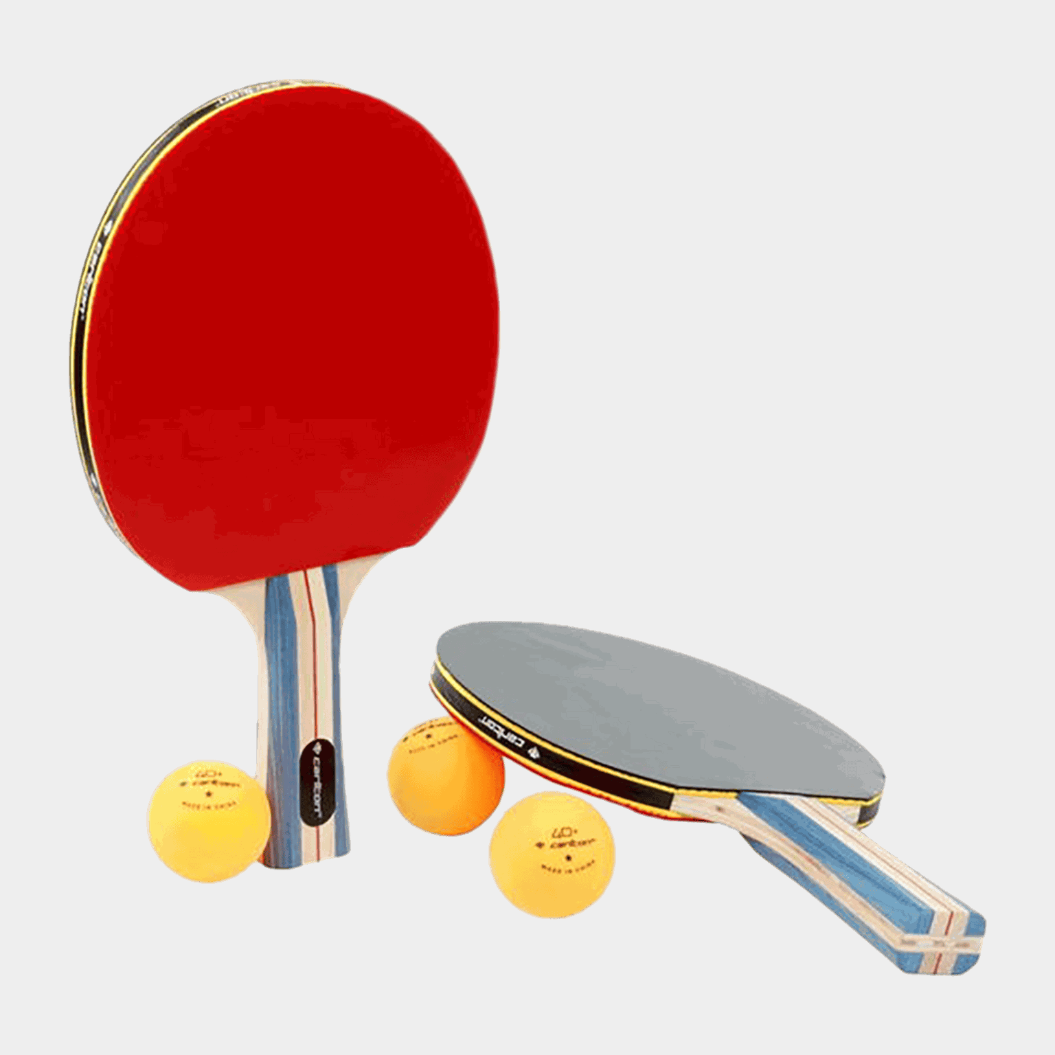  Tafeltennisset voor 2 spelers, meerkleurige tafeltennisset