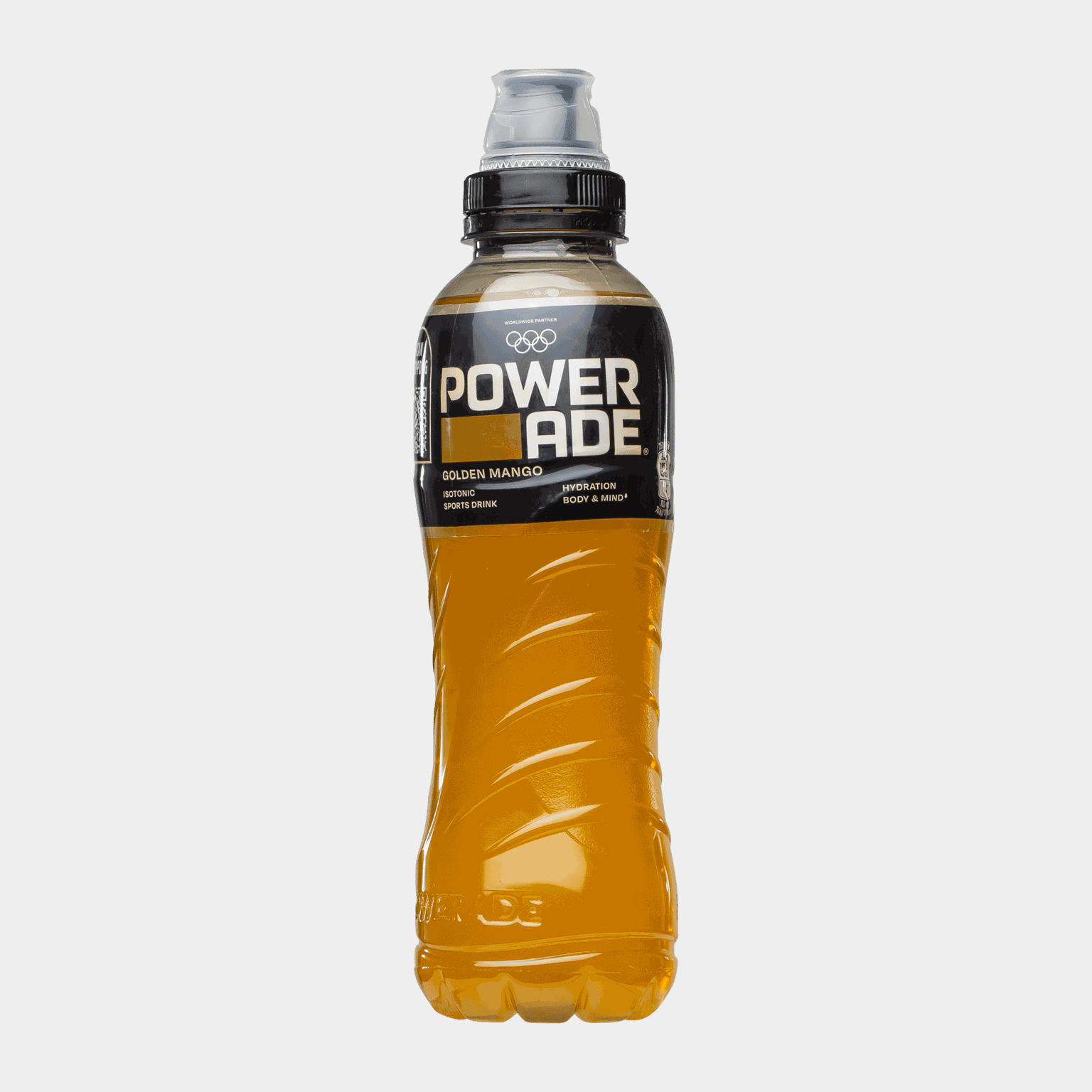  Powerade Golden Mango 0,5 l, napój energetyczny -