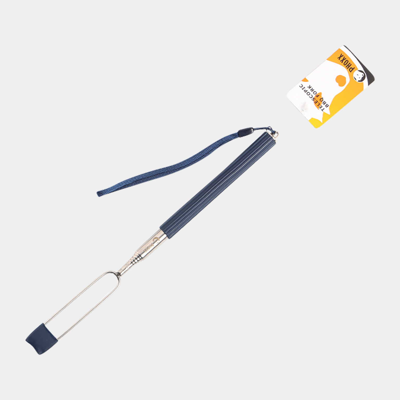 Silicone Handle BBQ Fork, grillpinne