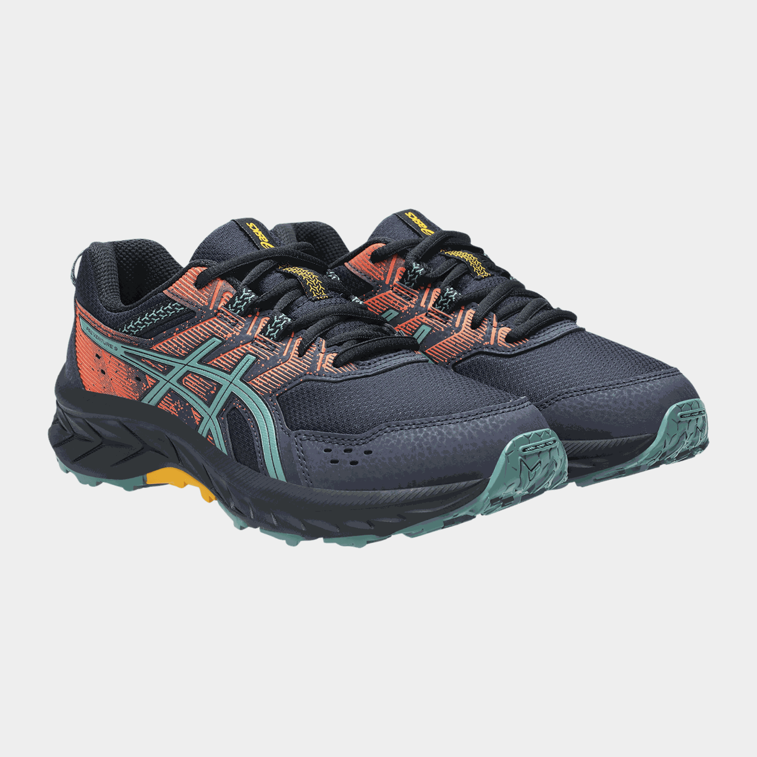  Tênis de corrida Gel-Venture 9 GS para meninos e meninas - Azul escuro