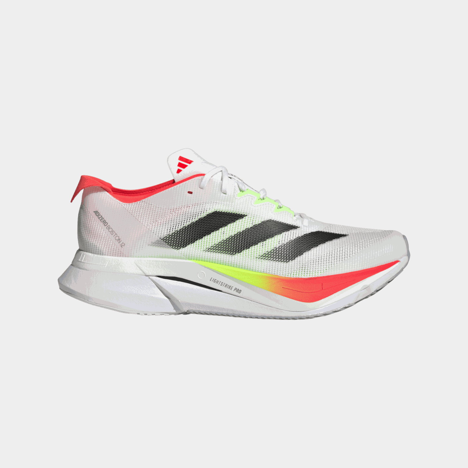  Adizero Boston 12 hardloopschoenen voor heren - wit