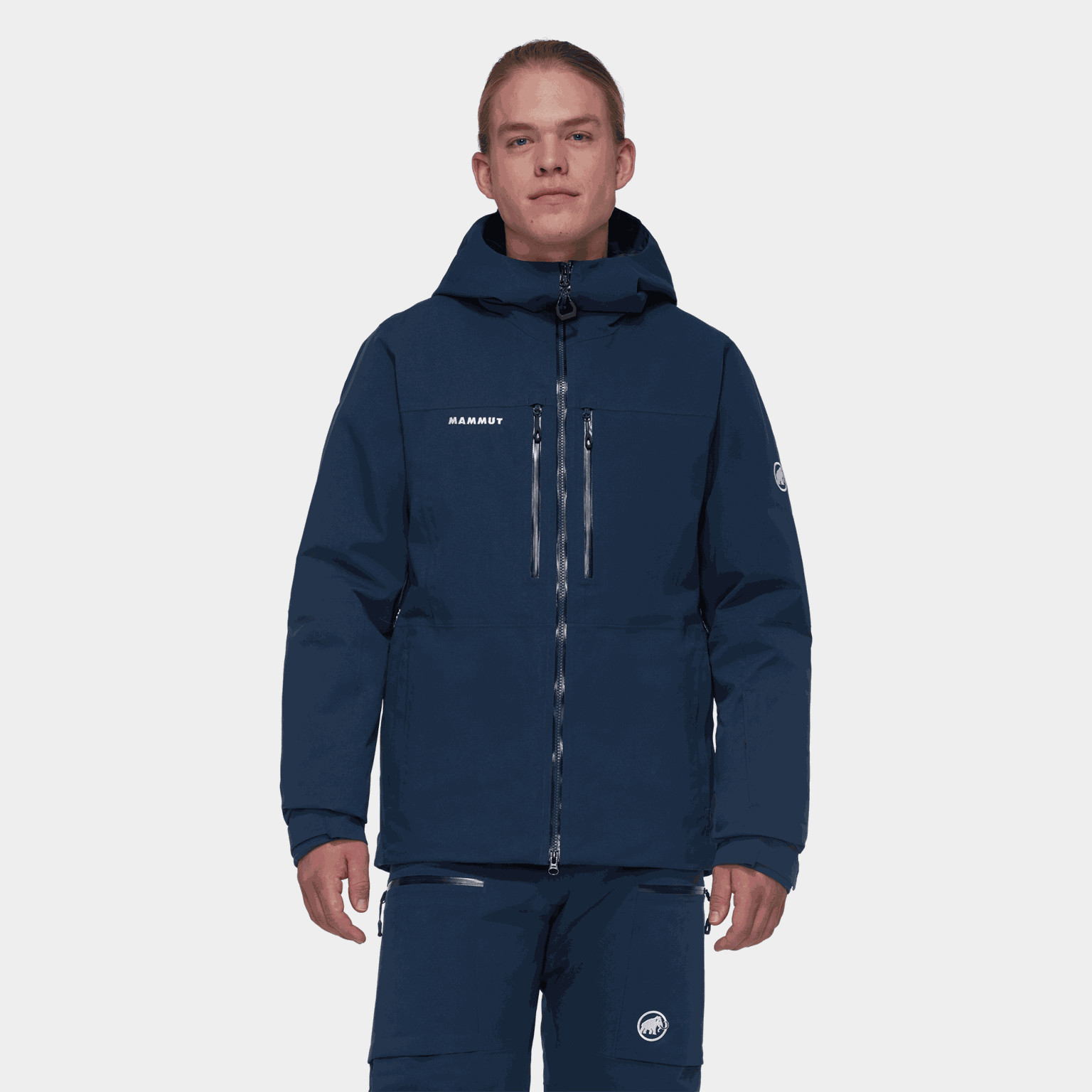 Alpine Jacket Stoney HS Thermo Hooded M 24/25, alpinjakke, skijakke, herre - Mørk blå