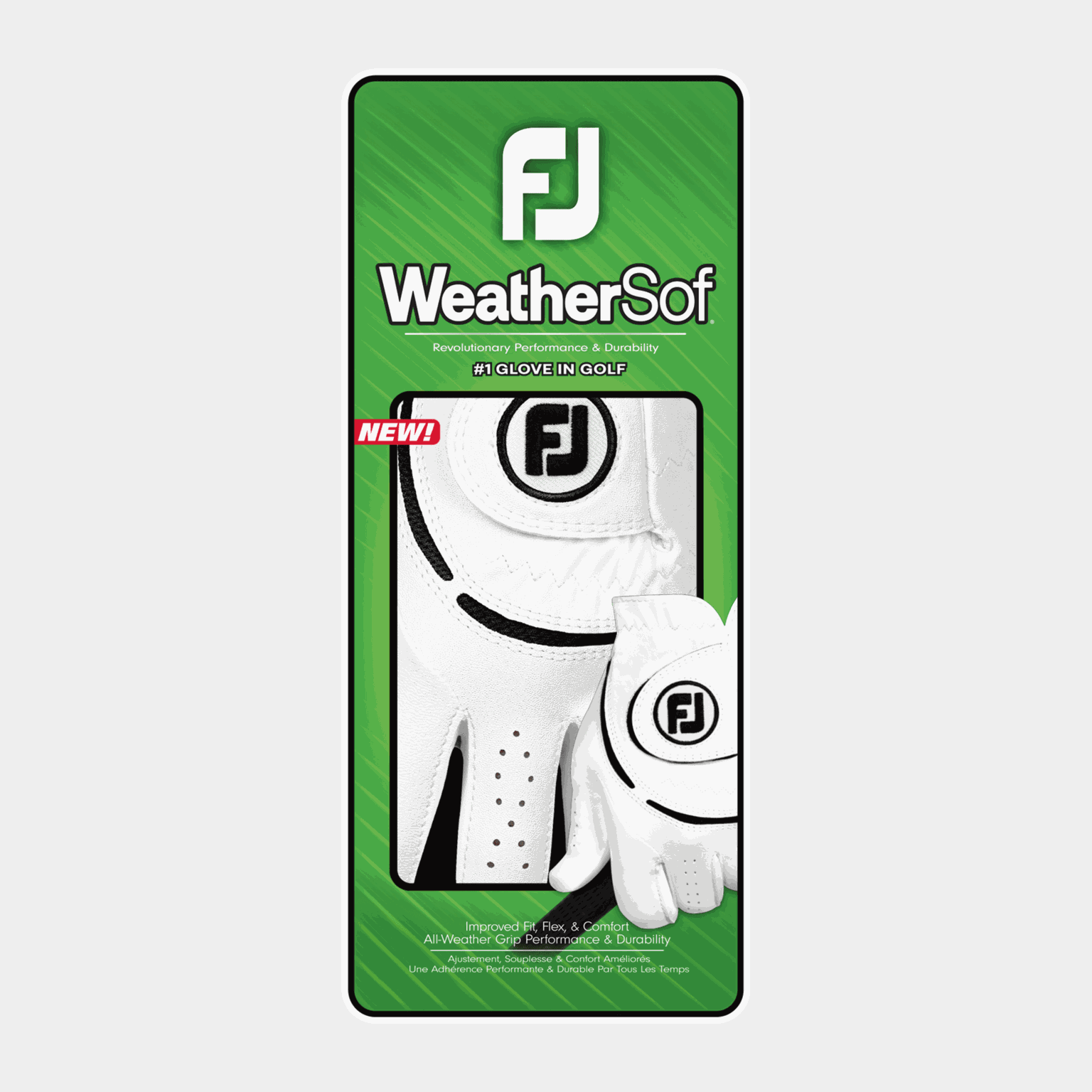  Gant de golf Weathersoft LH pour femme – Blanc