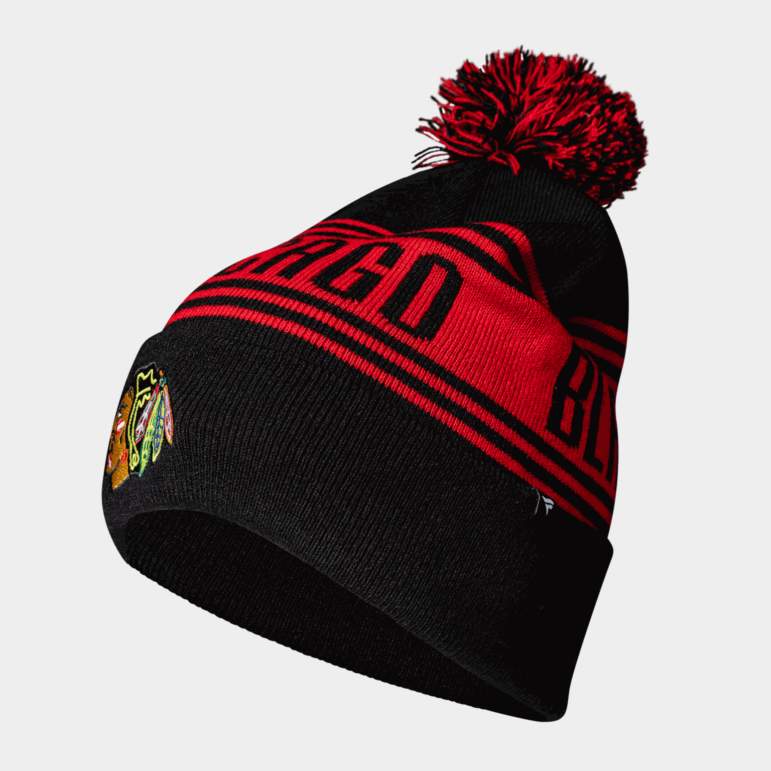 NHL Beanie Cuff W/Pom - 24/25, lue, unisex