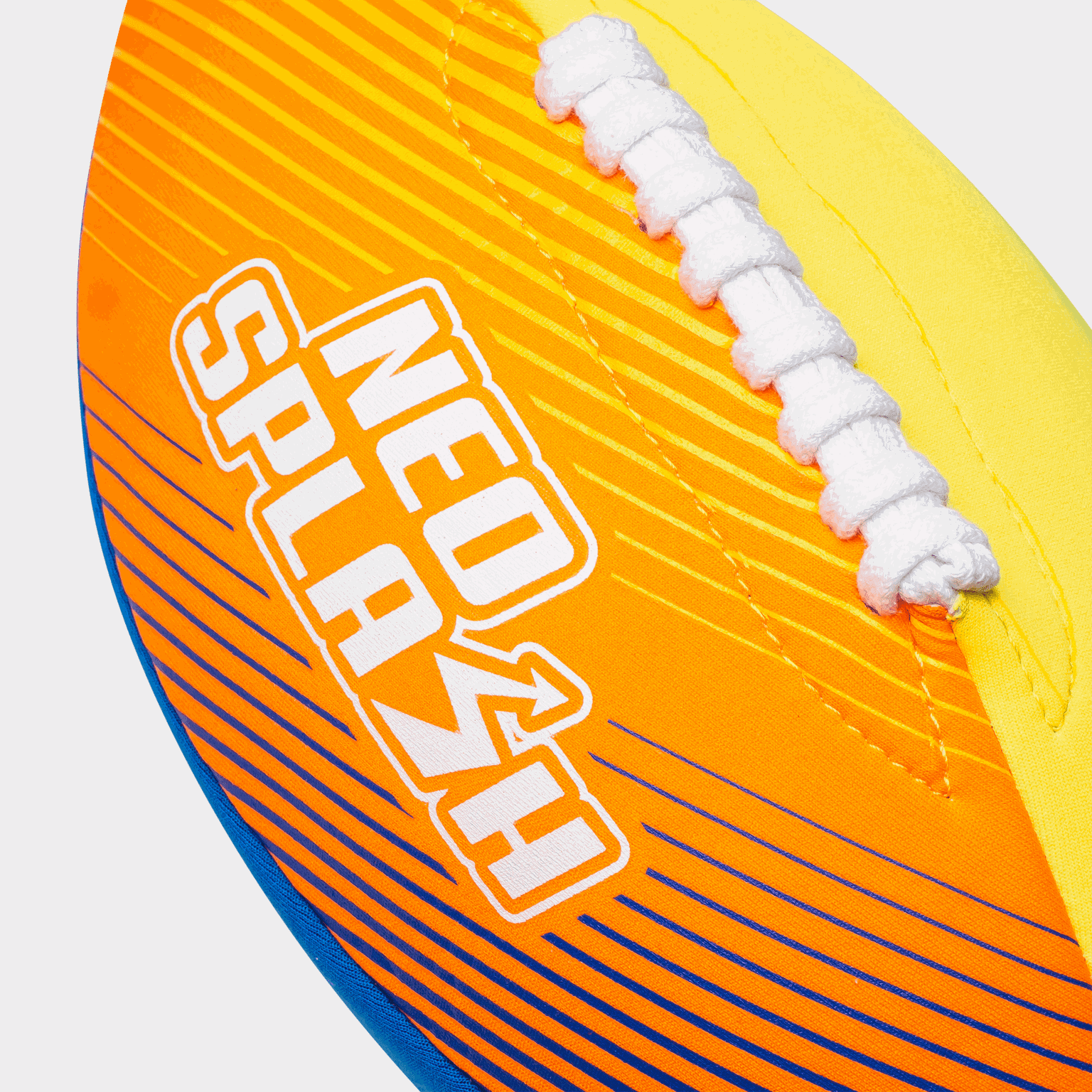  Bola de futebol de praia de neoprene, bola de futebol americano para jogos na praia - laranja