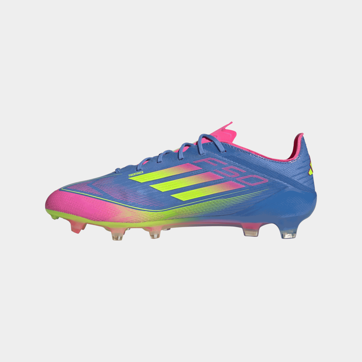 Chaussures de football F50 Elite FG pour gazon, unisexe – Bleues