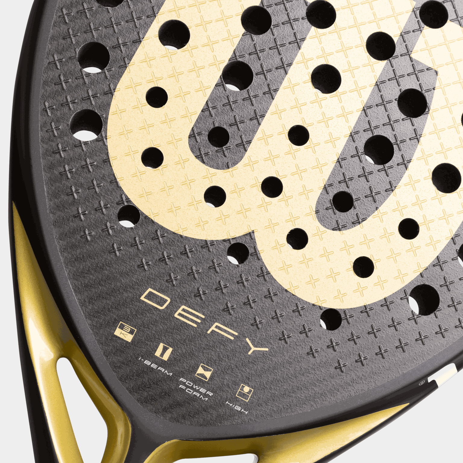 Defy V1 padelracket voor ervaren spelers, unisex -