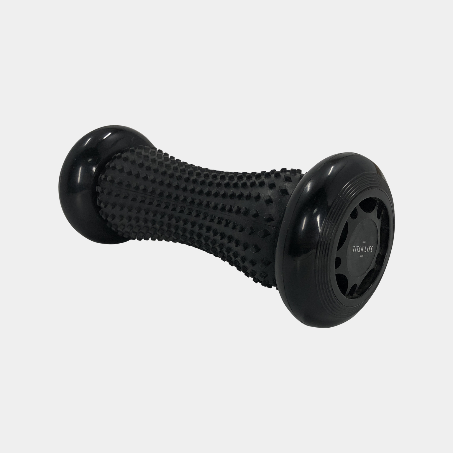 Massageador de pés com rolo - preto