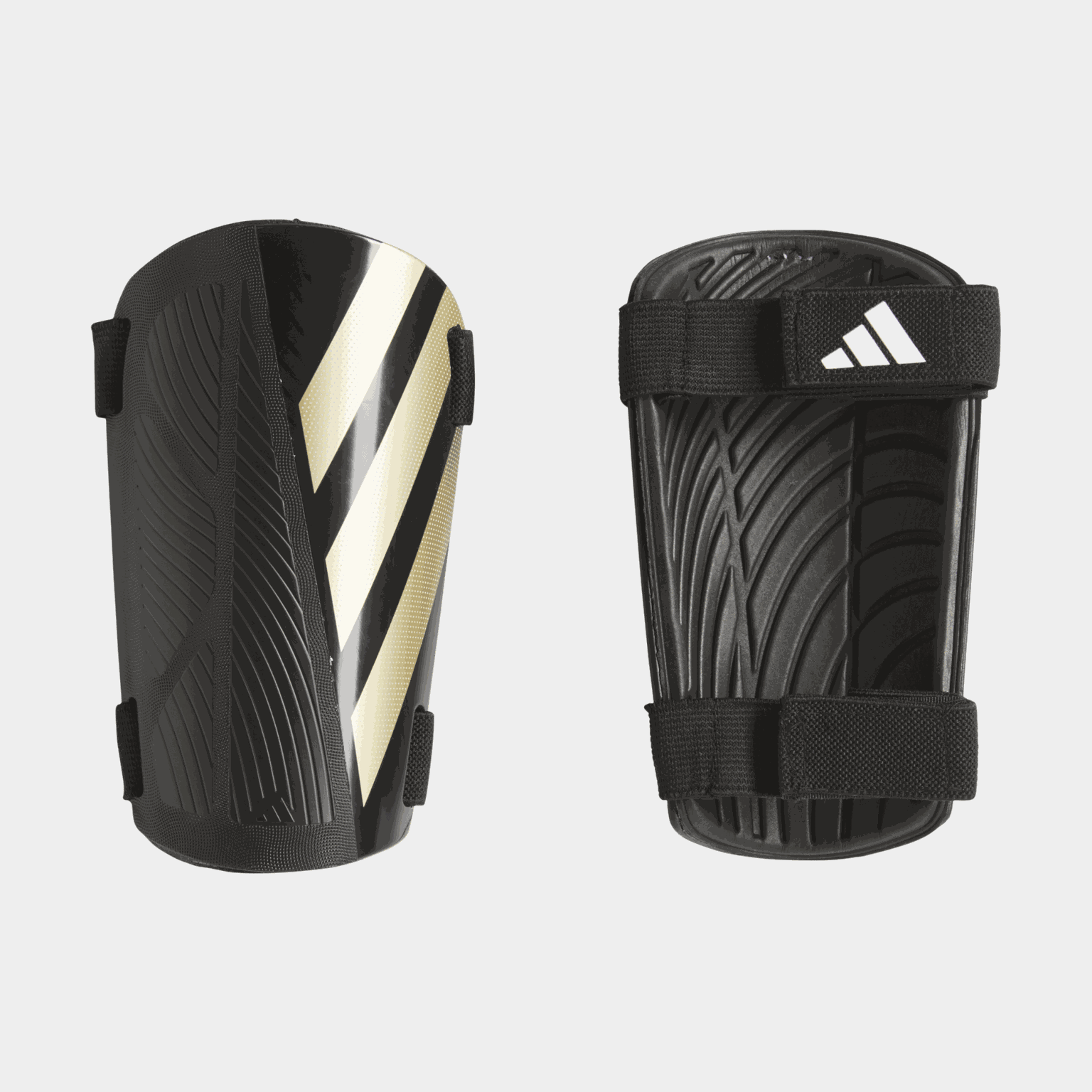  Unisex scheenbeschermers van kalfsleer voor training – zwart
