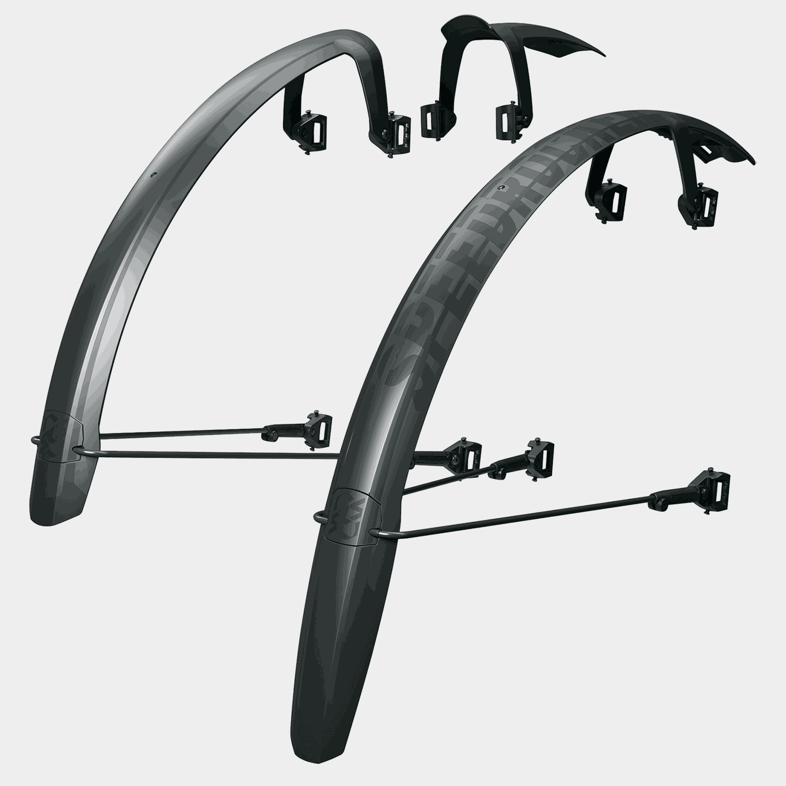 SPEEDROCKER XL MUDGUARDS, sykkelskjermer - Svart