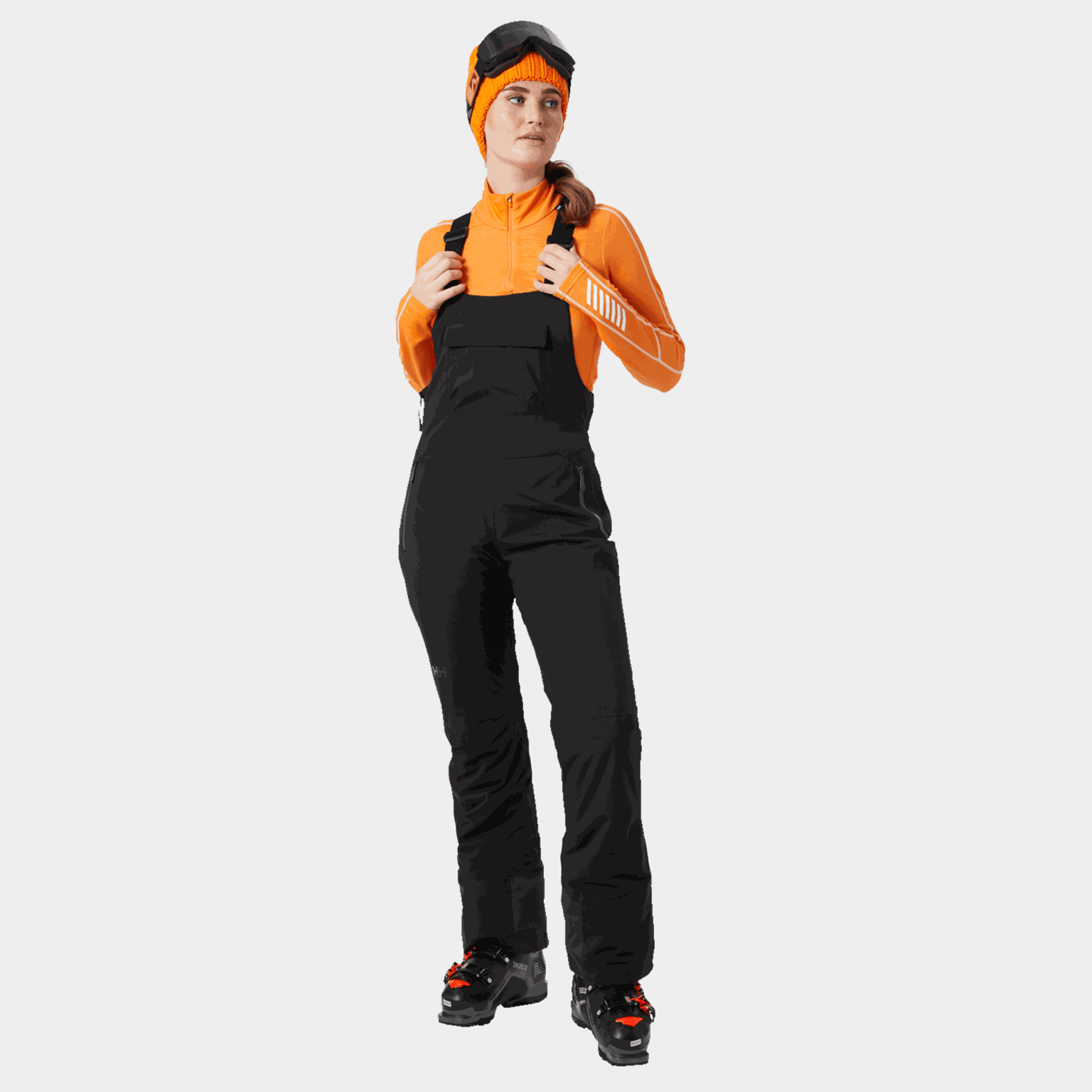 Alpine Pant Legendary Insulated BIB W 24/25, skibukse, dame - Svart