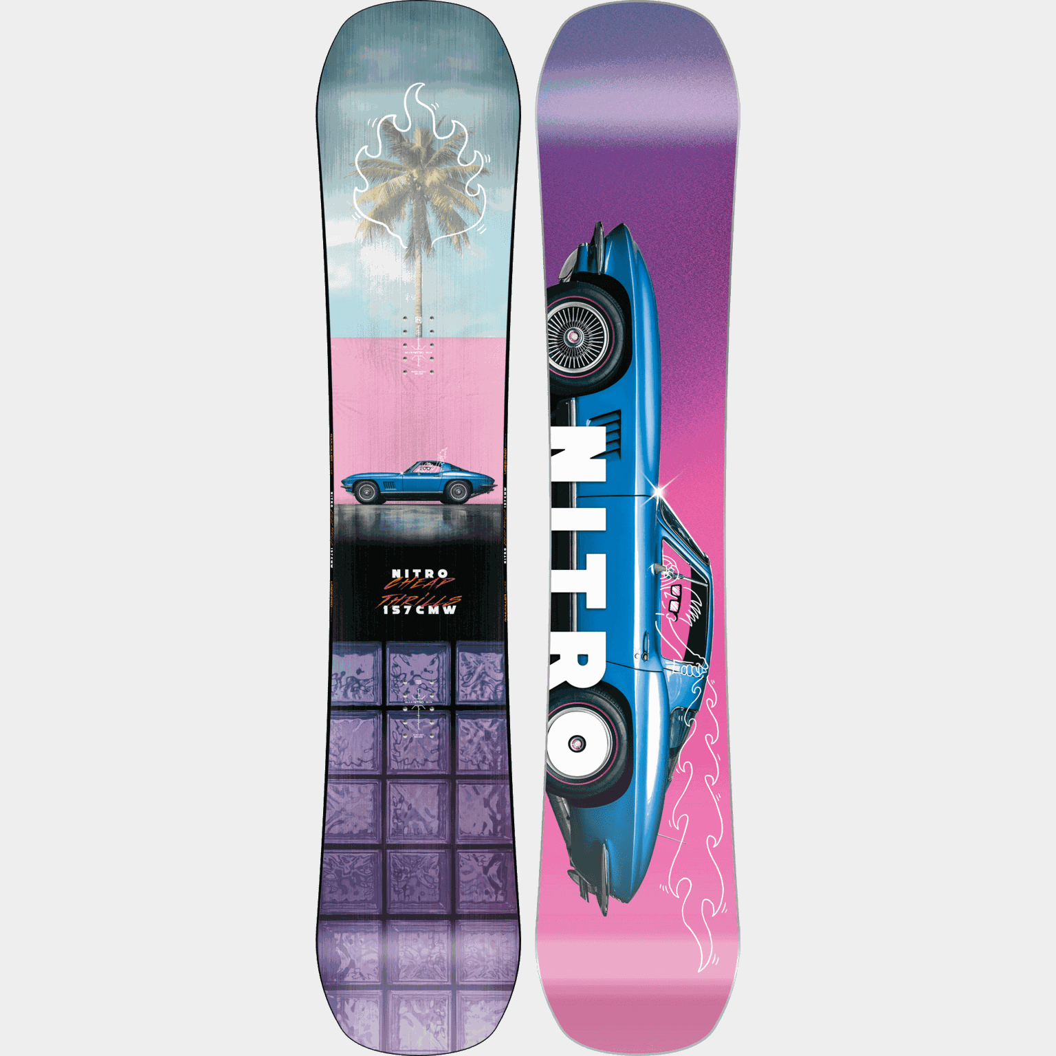 Snowboard Cheap Thrills Wide 24/25, snowboard, unisex - Flerfarget