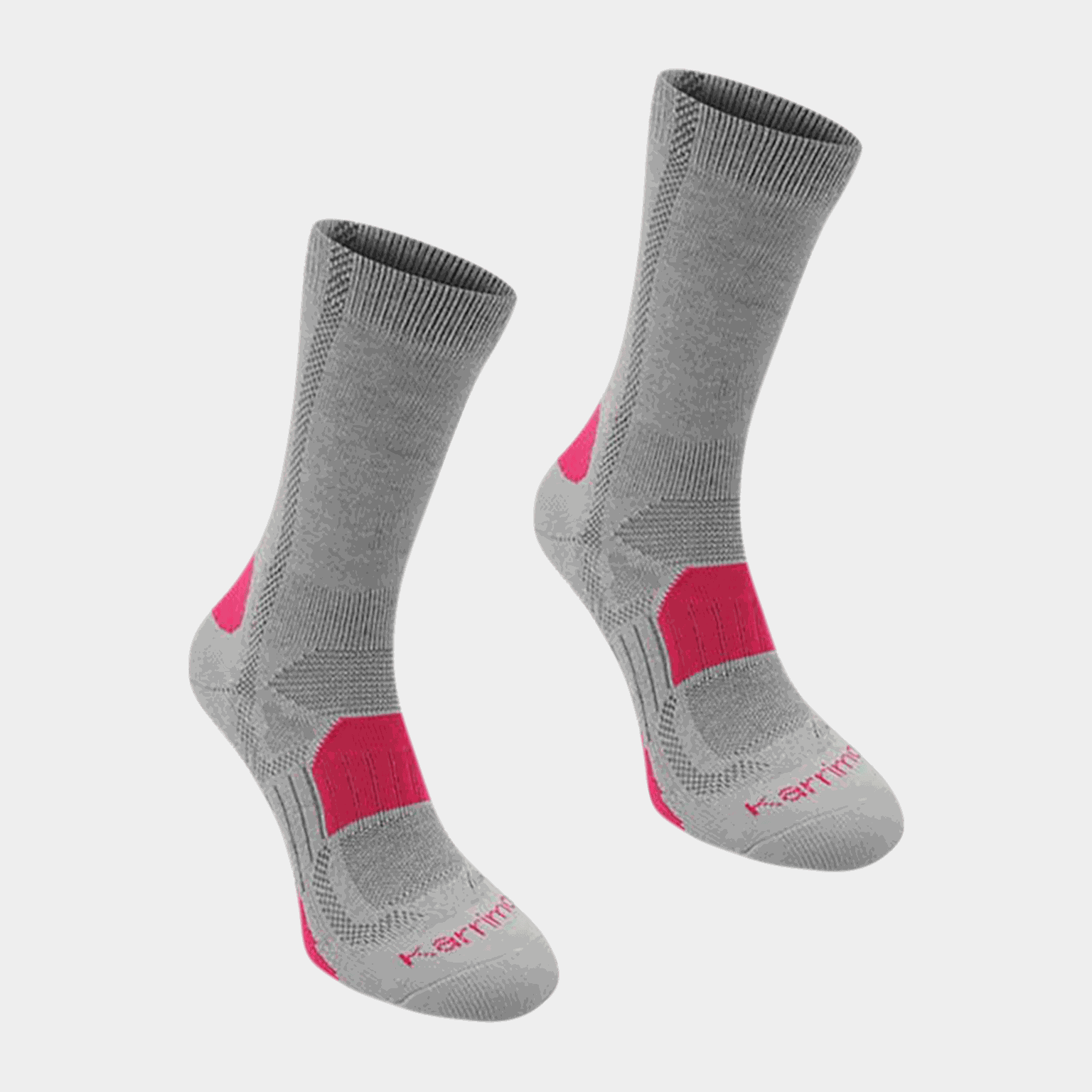  Karrimor LW Walk Socks, 2-pack, model LD00 - grijs