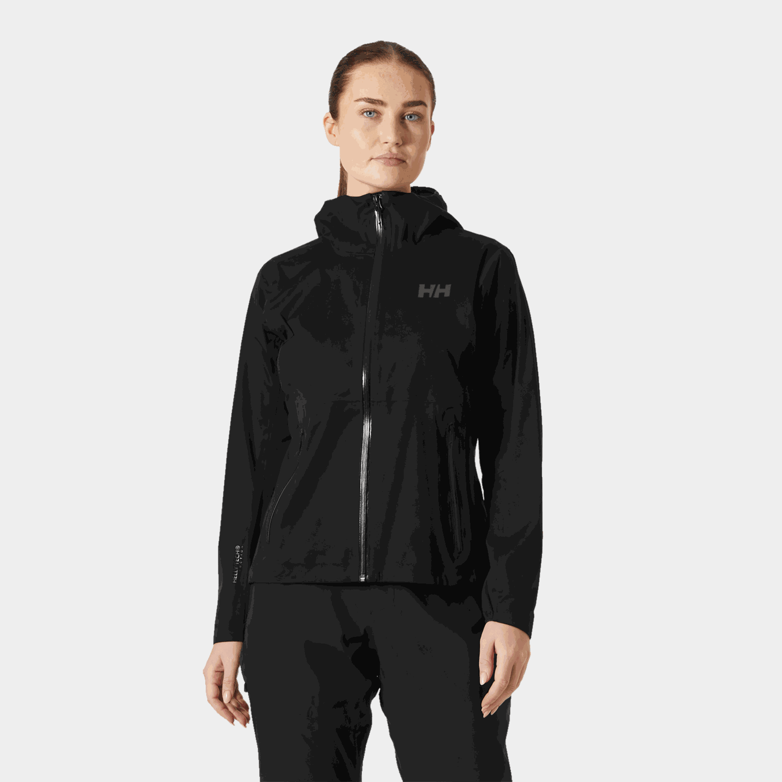  Veste Momentum 3L Stretch, Veste imperméable, Femme - Noir