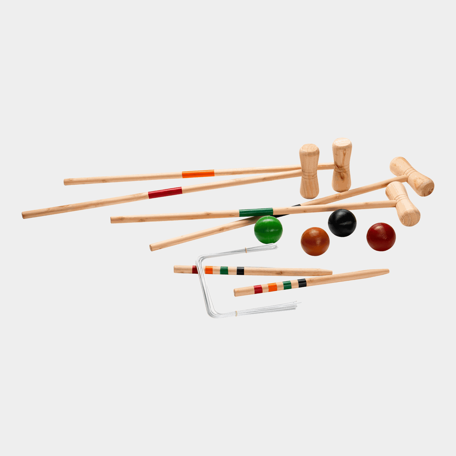  Croquet, jeu de croquet - Marron