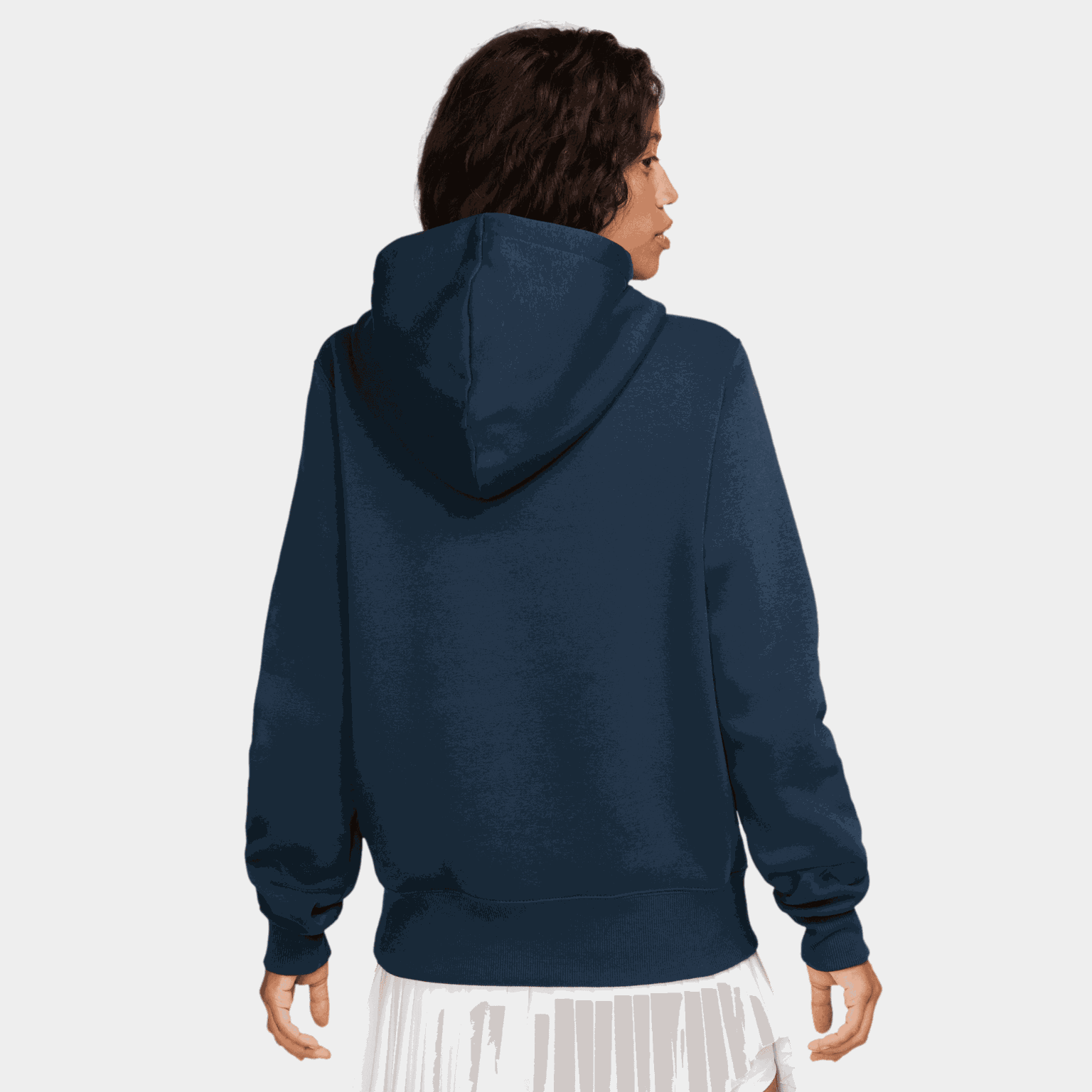 Suéter feminino de lã polar Phoenix, azul.