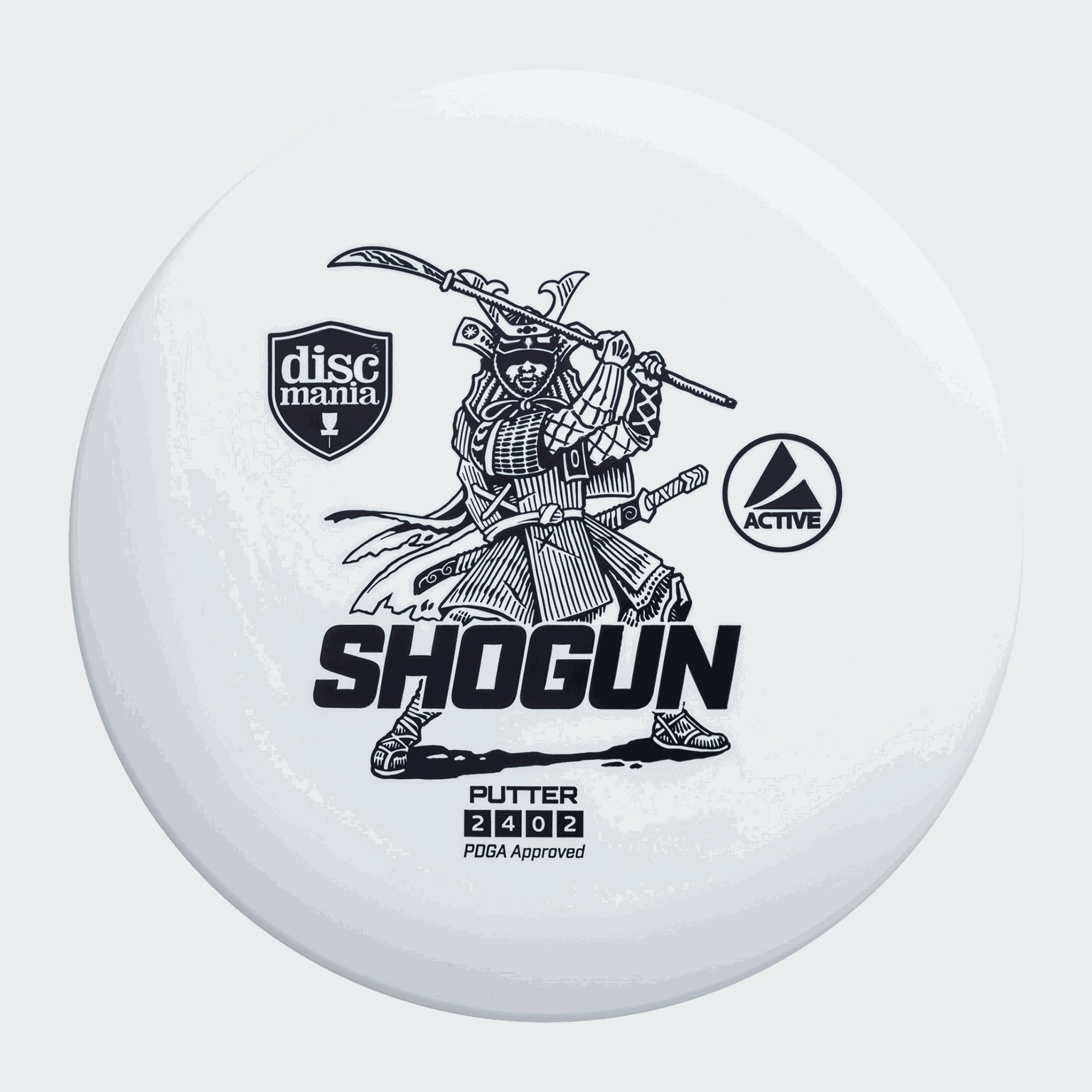Active Putter Shogun White, putter frisbeegolf