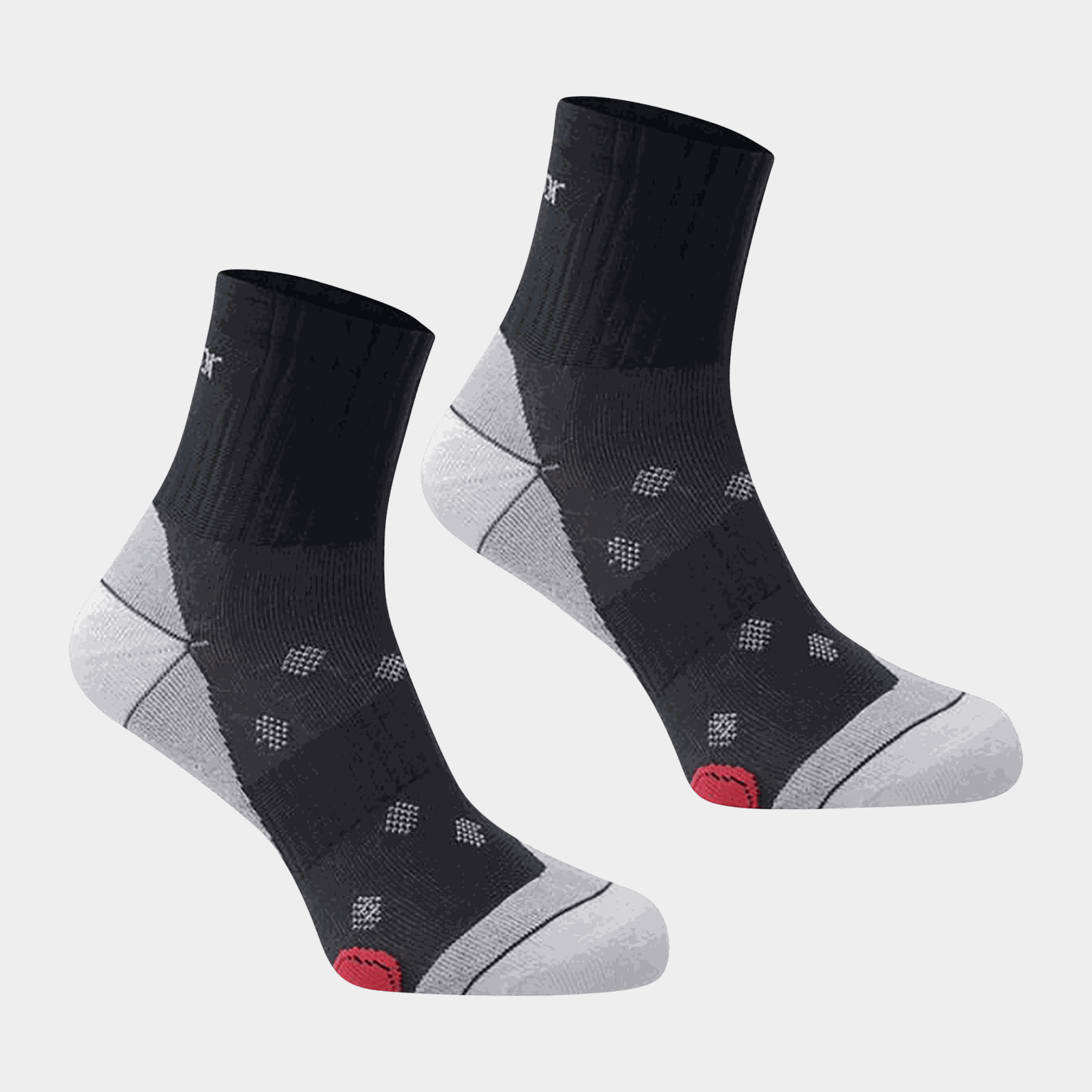  Dames Dri Sock sokken, set van 2 – Grijs