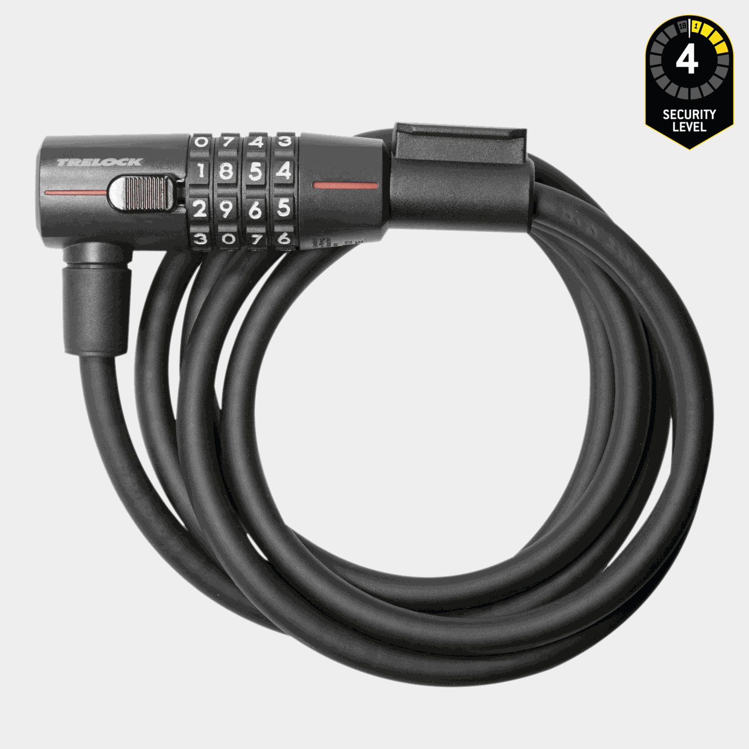  Cadeado para bicicleta SK 415, código 180/15, preto