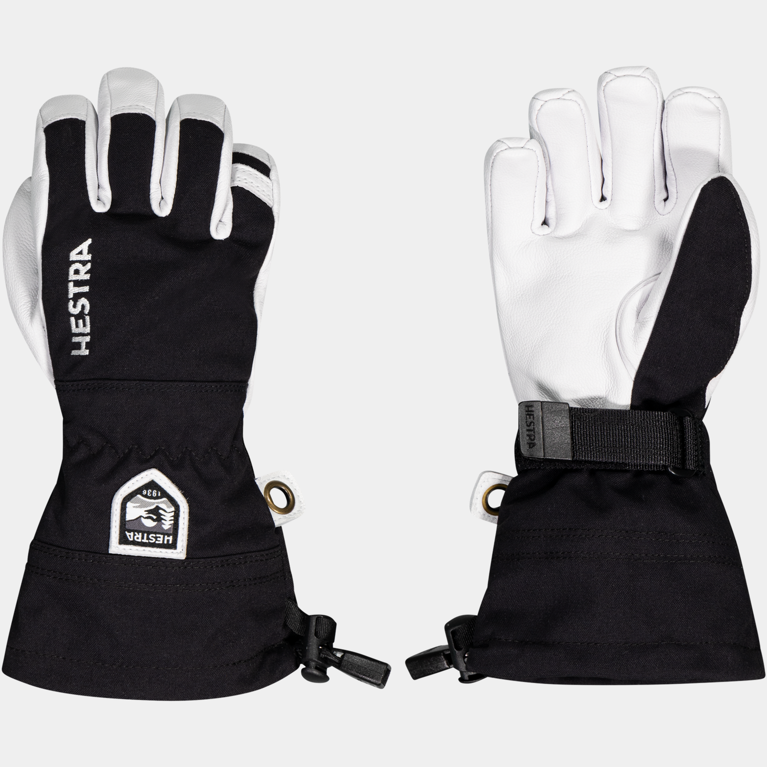  Gants de ski junior Army Leather Heli Ski - noirs
