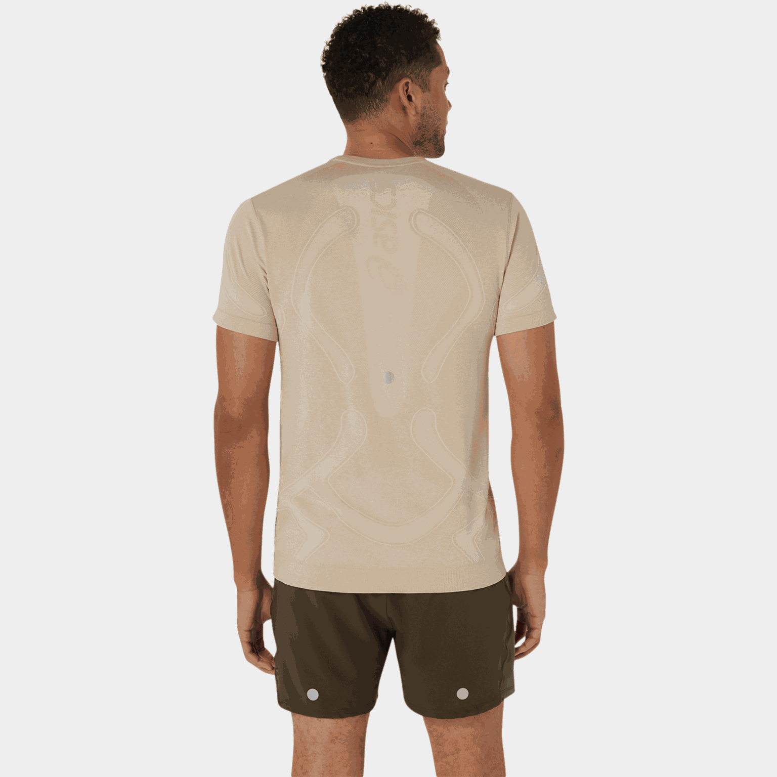 Road Seamle Short Sleeve Short Sleeve Top, treningstrøye, herre - Hvit