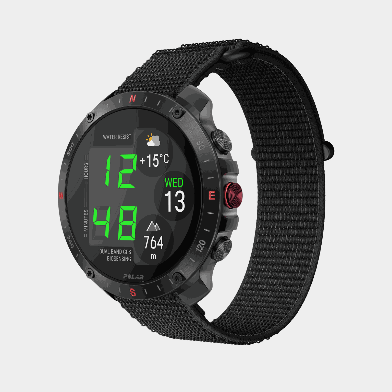Polar Grit X2 Pro Multisport Smartwatch – Czarny