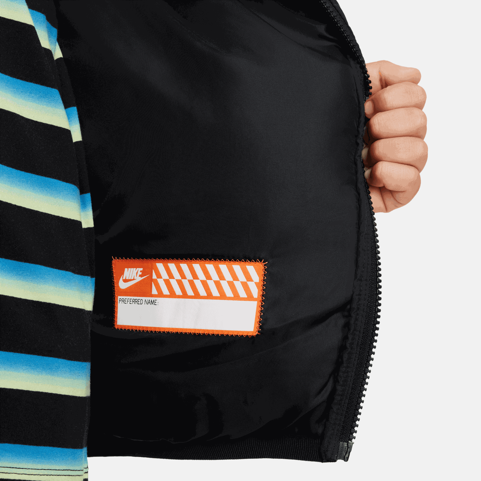 Veste légère à garnissage synthétique, veste d'hiver, junior - noire