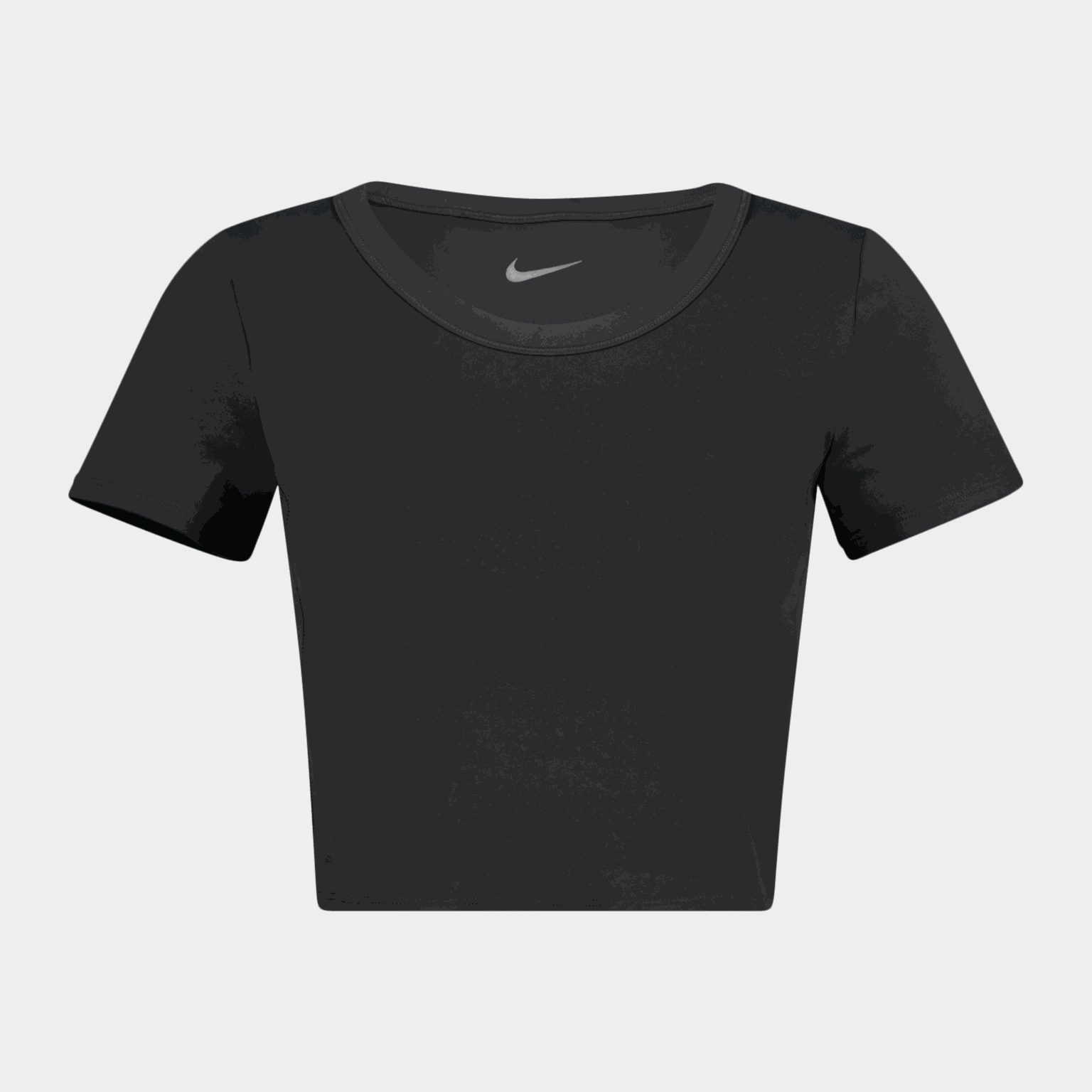  Getailleerd dames-T-shirt/top met korte mouwen, gemaakt van Dri-FIT-materiaal.