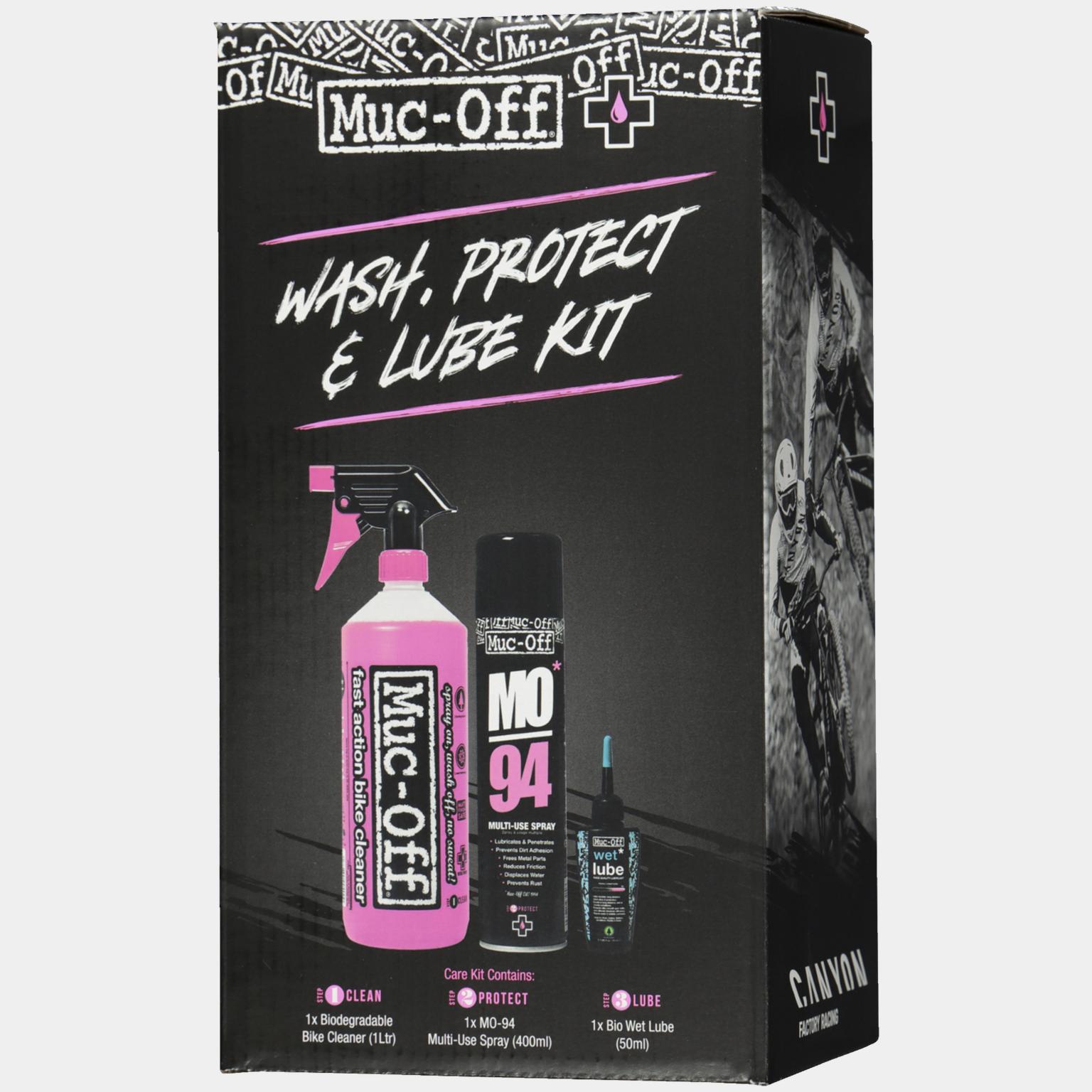 Ensemble Muc-Off Laver, Protéger et Lubrifier -