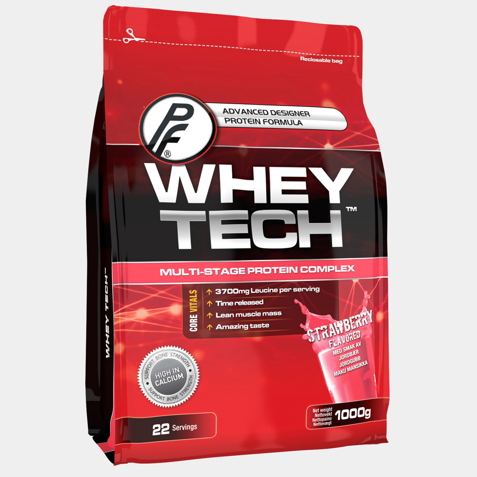  Whey Tech 1 kg, fehérjepor
