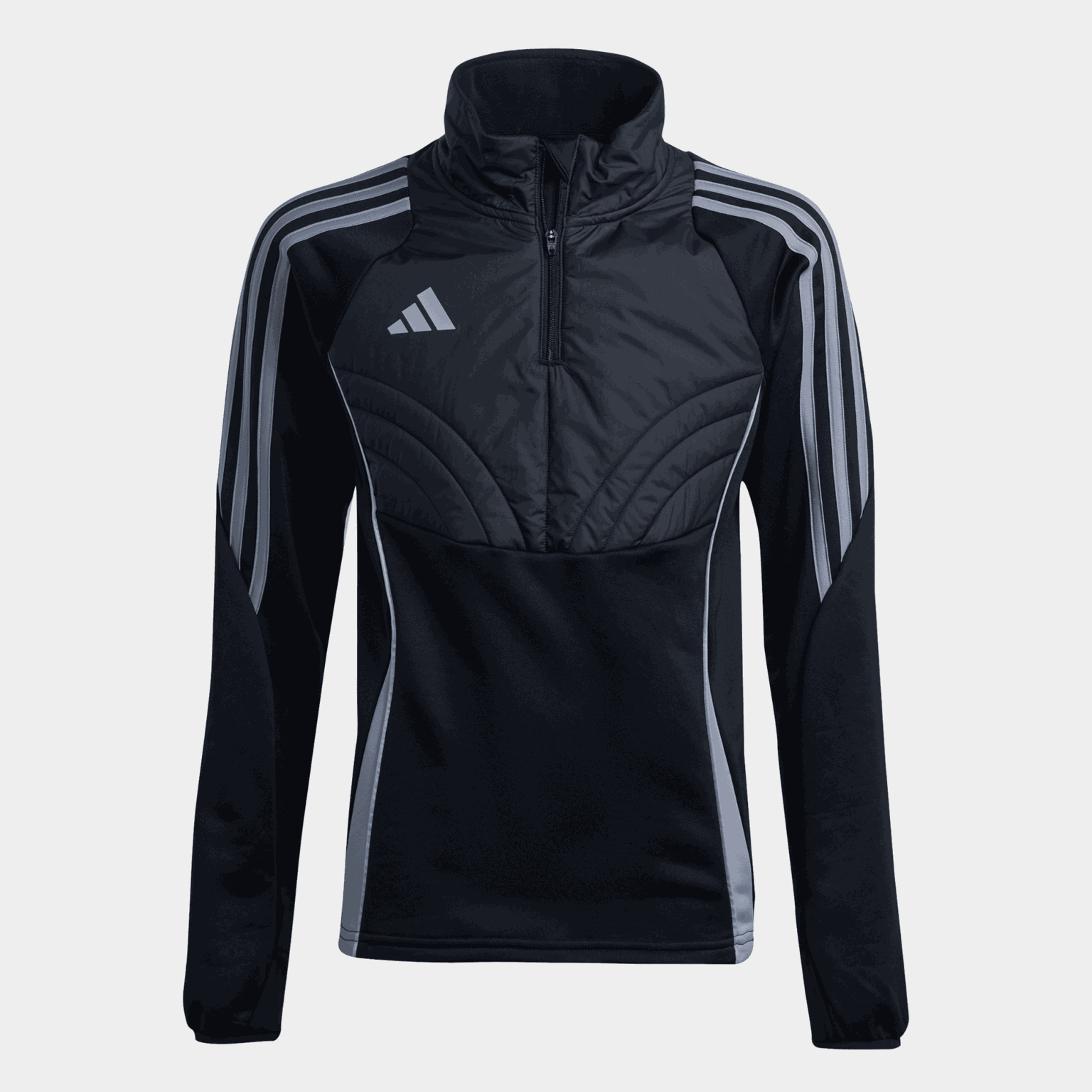  Camisa de inverno Tiro24, camisa de futebol, tamanho infantil - preta