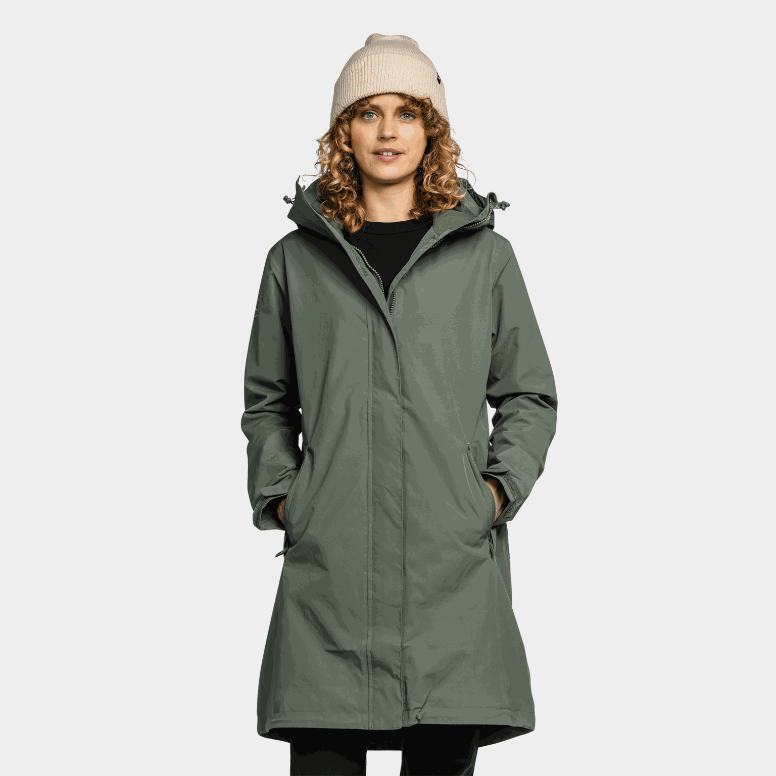  Uddevalla gerecyclede winterjas voor dames - Groen