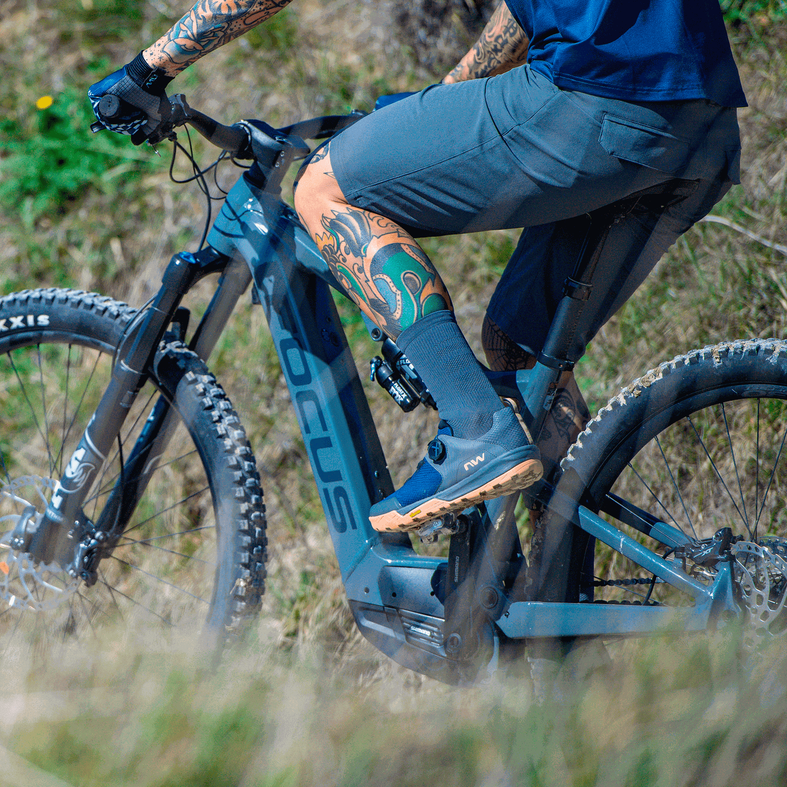 Rocketit Plus MTB unisex 24, terrengsykkelsko, unisex - Grønn