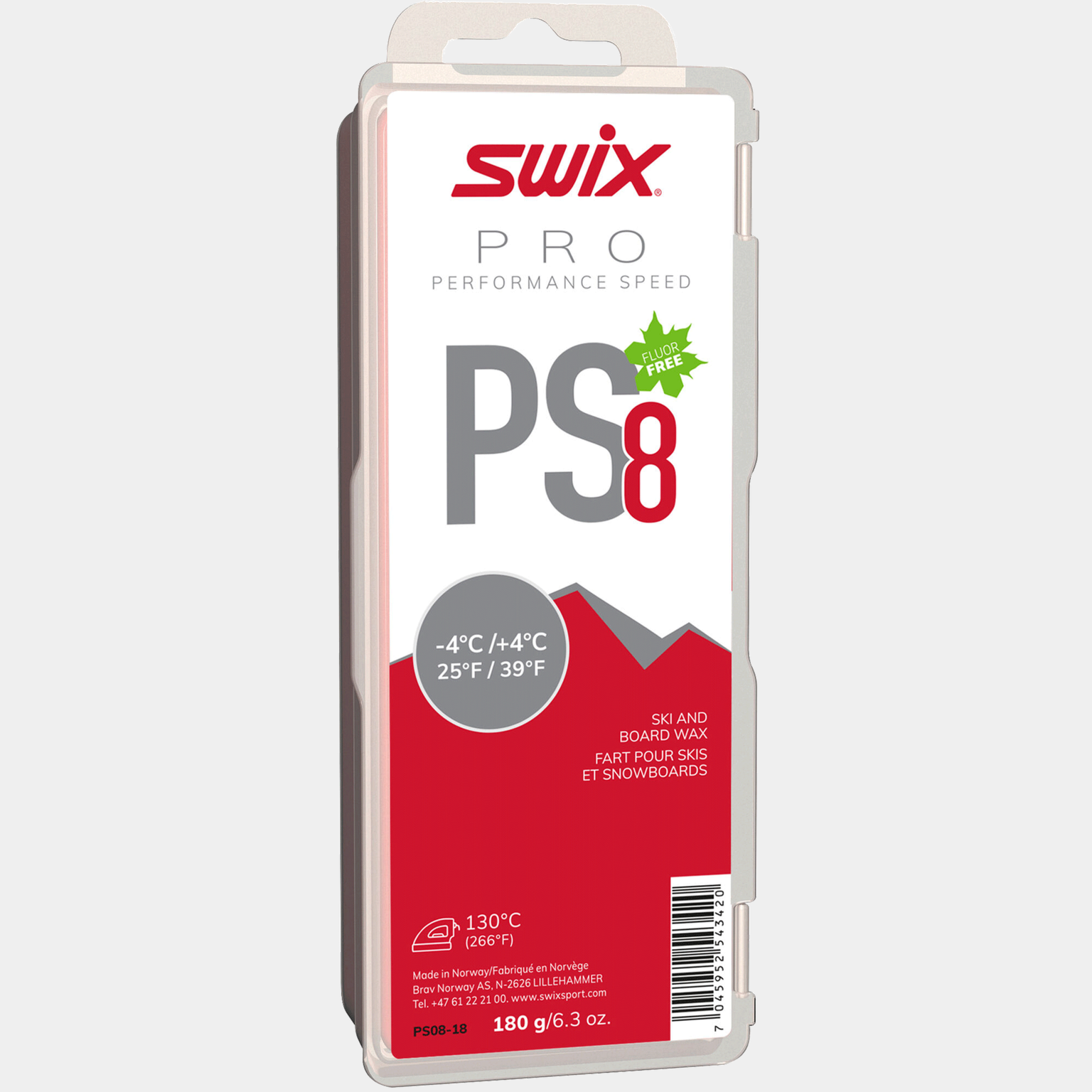Planor PS8 Rood, -4°C/+4°C, 180 g 24/25, -4°C/+4°C, 180 g 23/24, Planor -