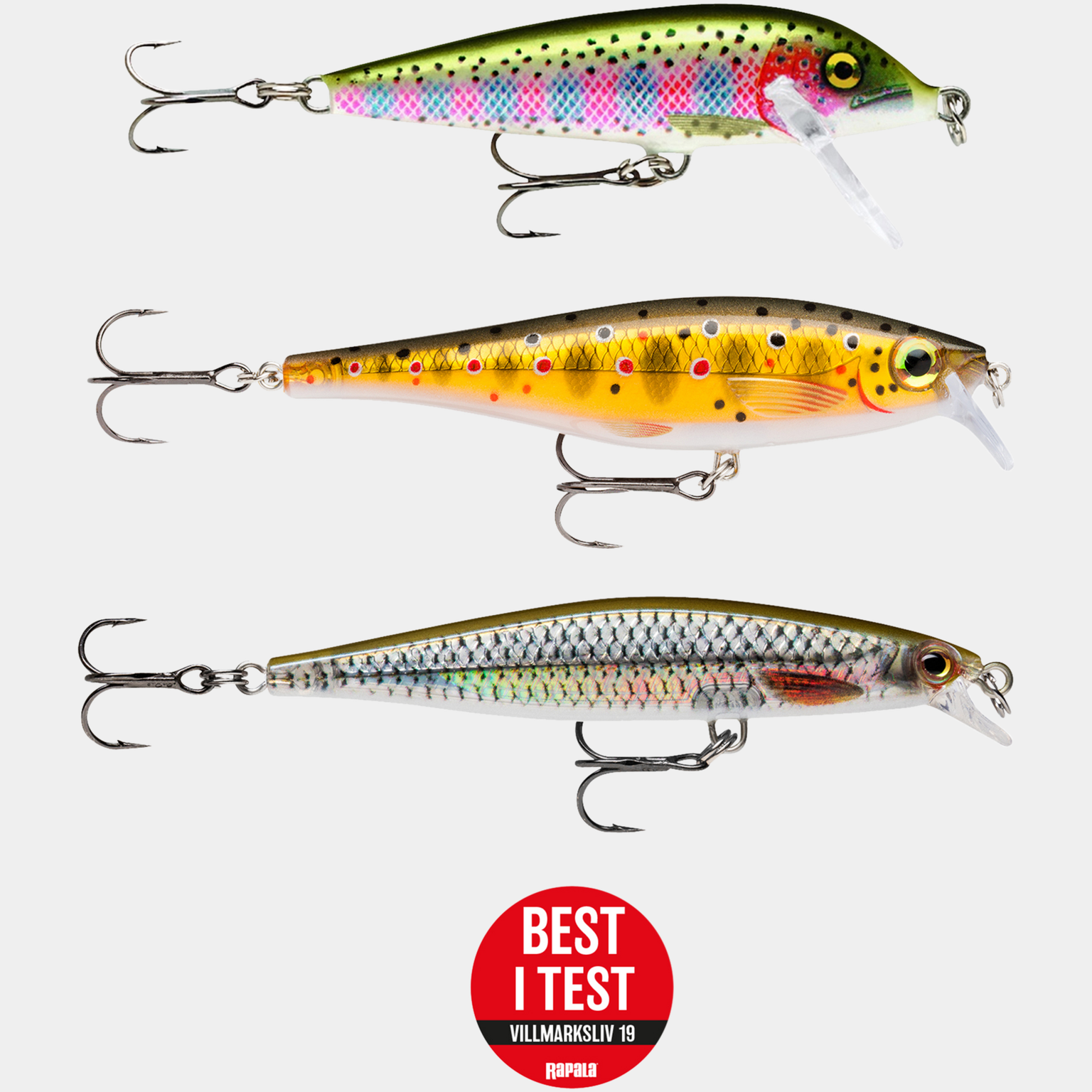  Miglior set di 3 esche da trota testate, Wobbler -